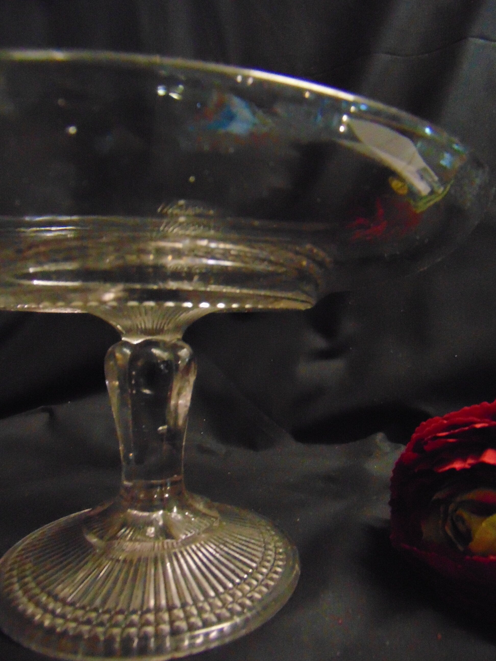 Edwardian Pressed Glass Comport