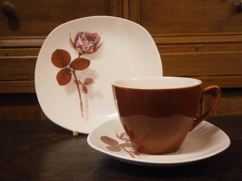 Midwinter Stylecraft 'Shadow Rose' Trio - Retro - Mid Century - Vintage