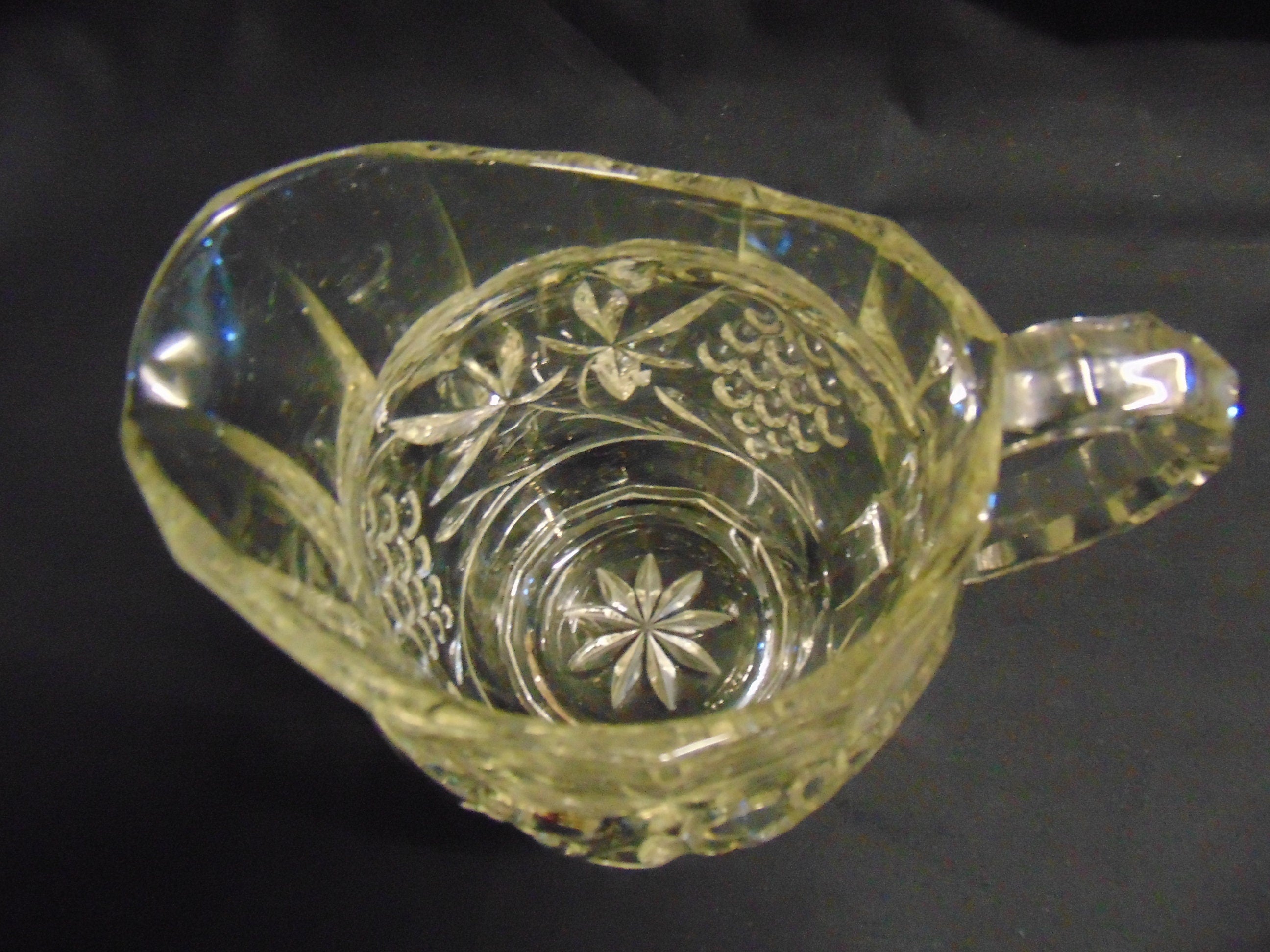 Pressed Glass Lemonade Jug