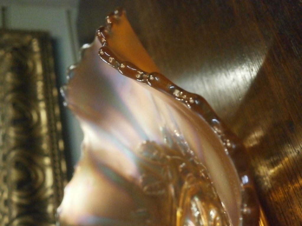 Edwardian Carnival Glass Bowl