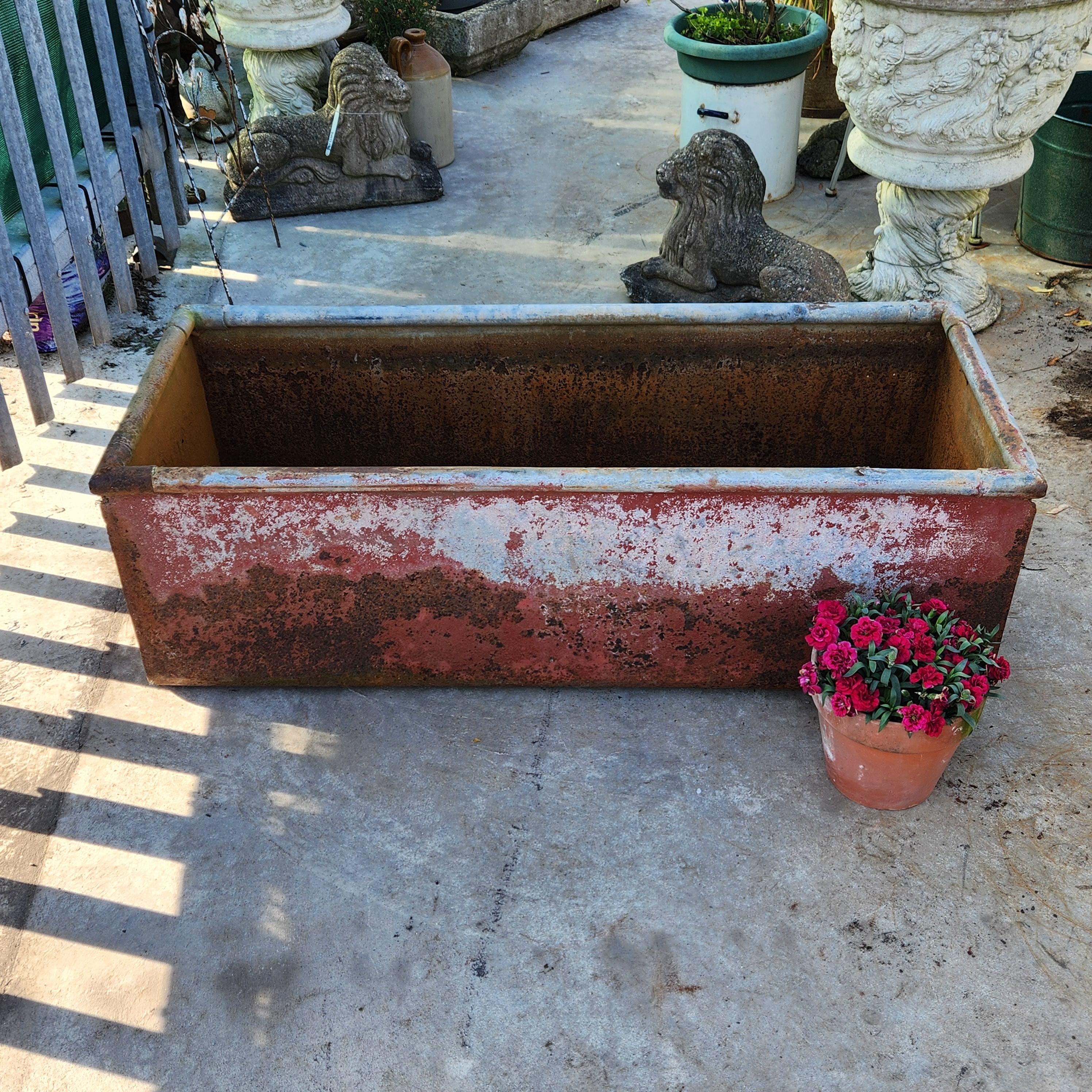 Old Galvanised Water Trough - Planter Only