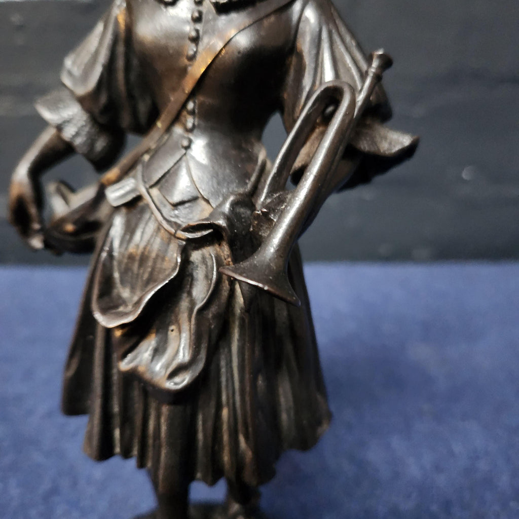 French Bronzed Spelter Figure, Emile Bruchon 1806 - 1895