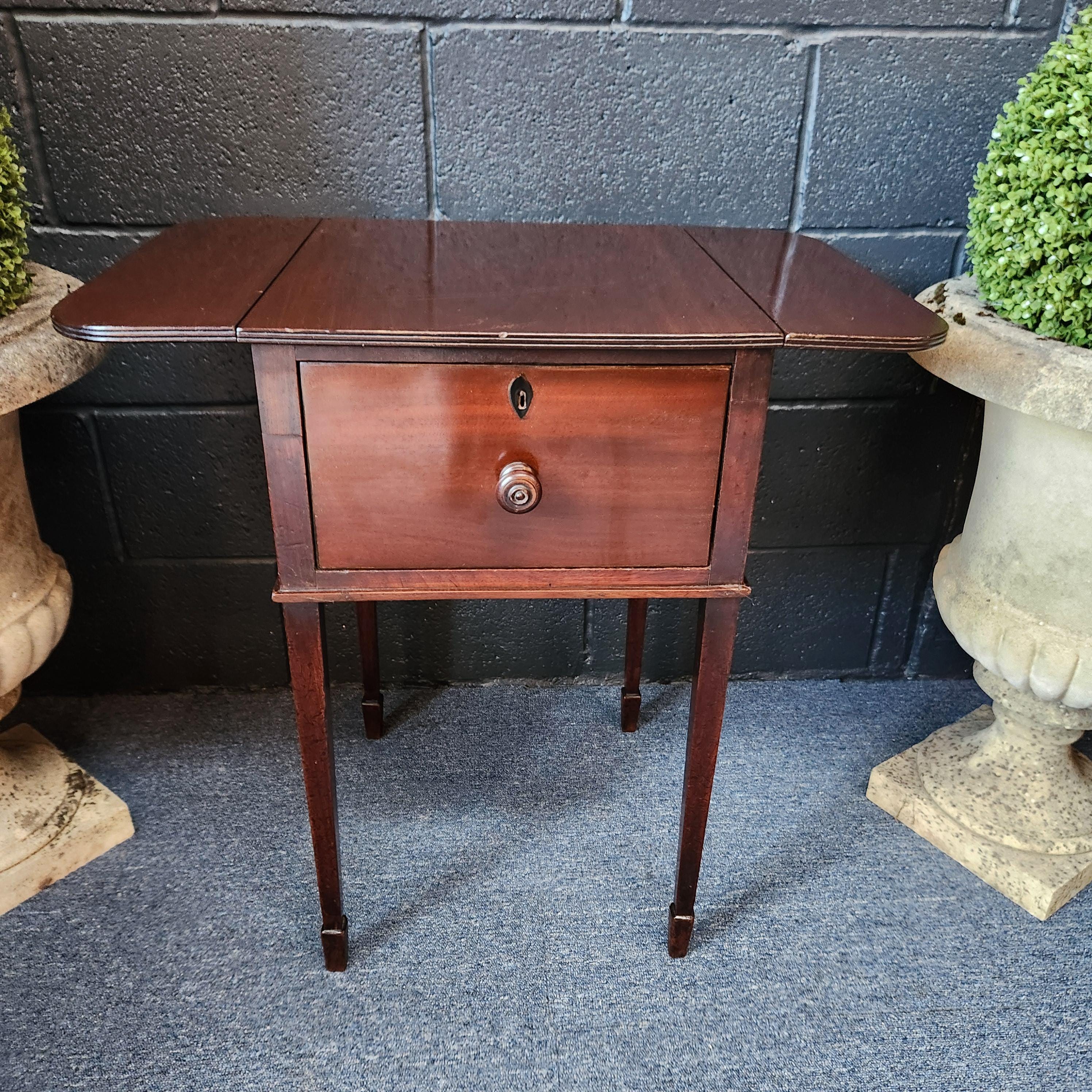 19th Century Mahogany Work Table