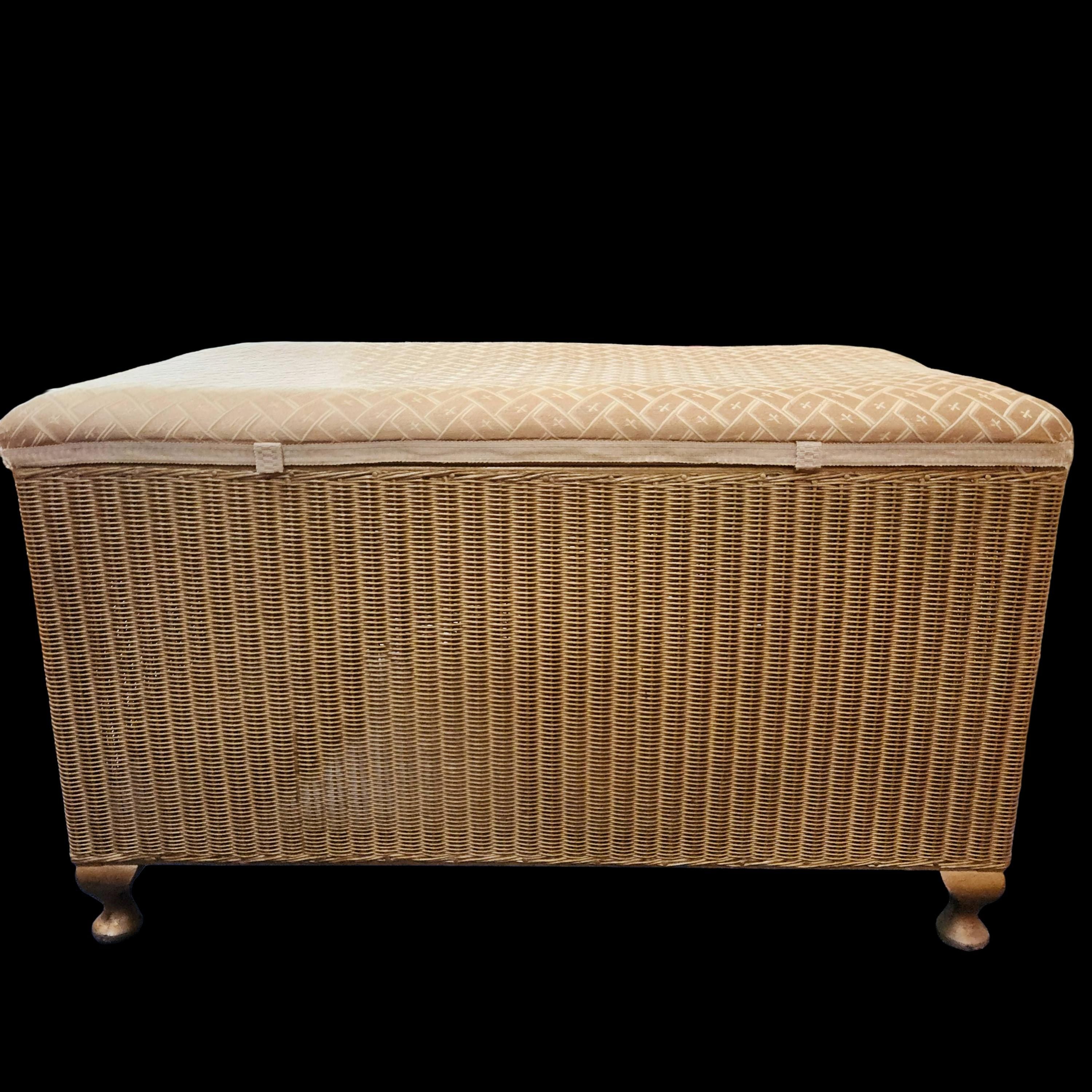 Original Lloyd Loom "Lusty" Wicker Blanket Box