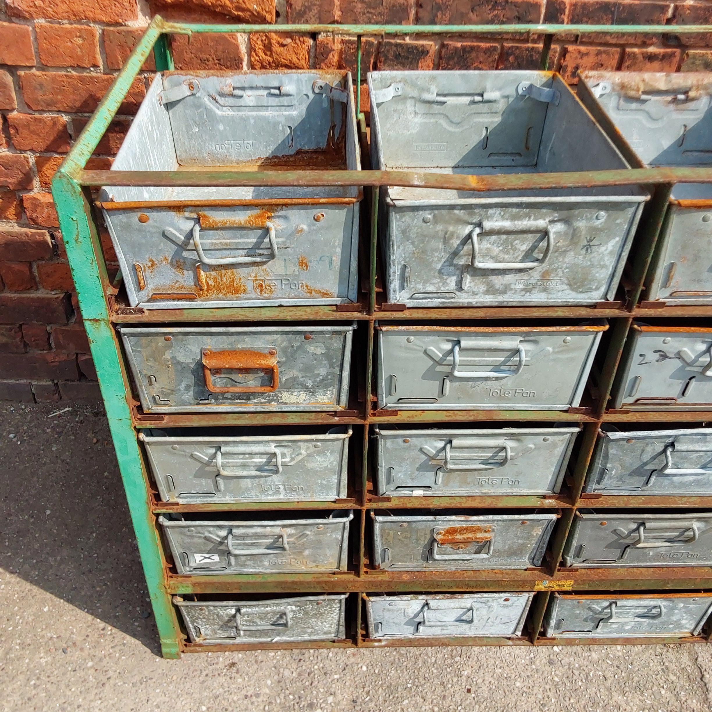 Industrial Tote Boxes with Racking