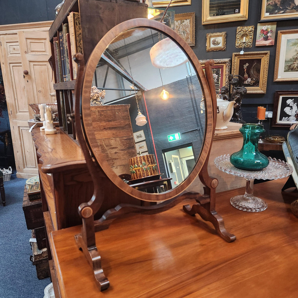 Late 19thC Mahogany Dressing Table Swing Mirror