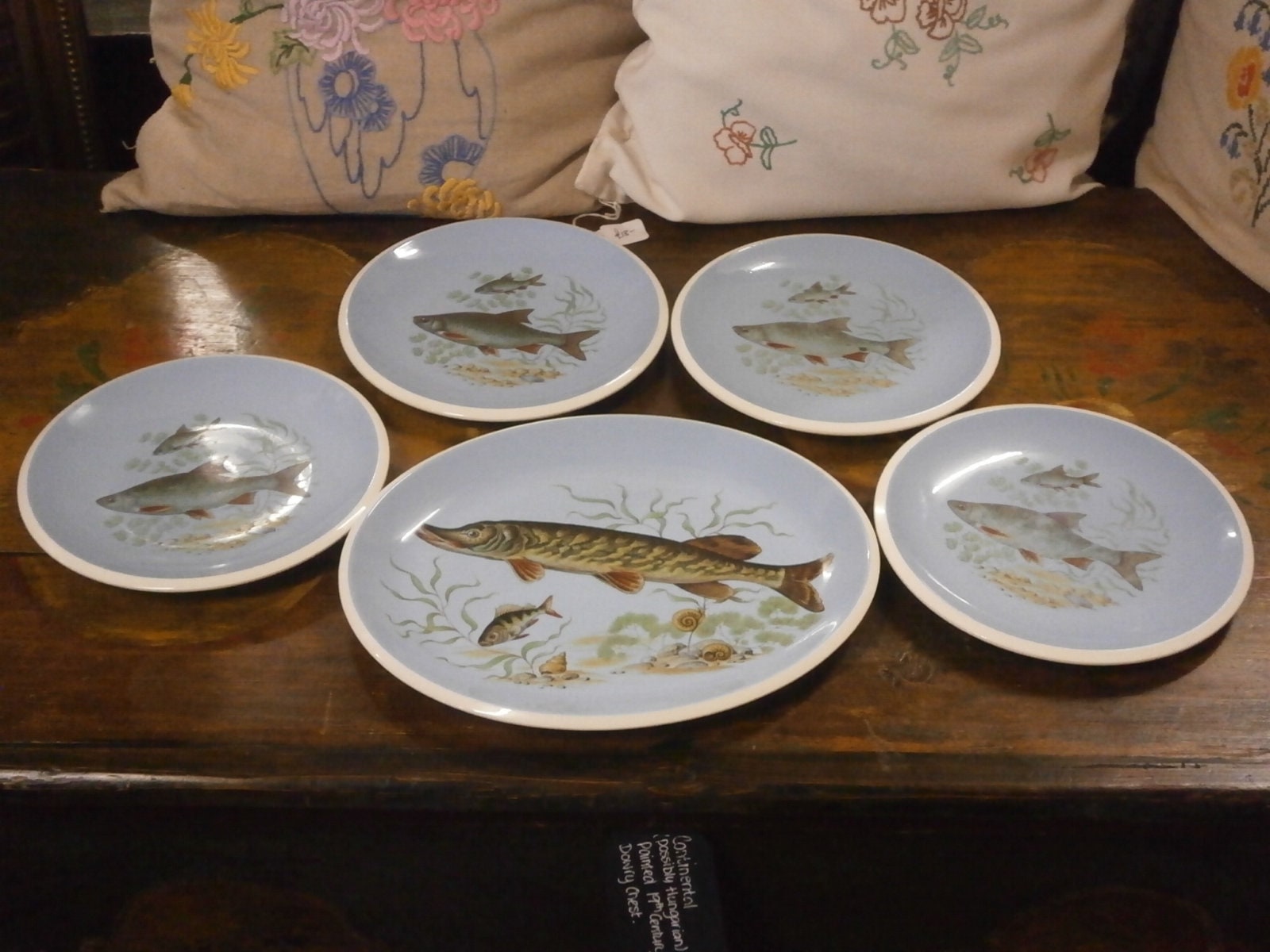 T&G Green Polo Fish Plates