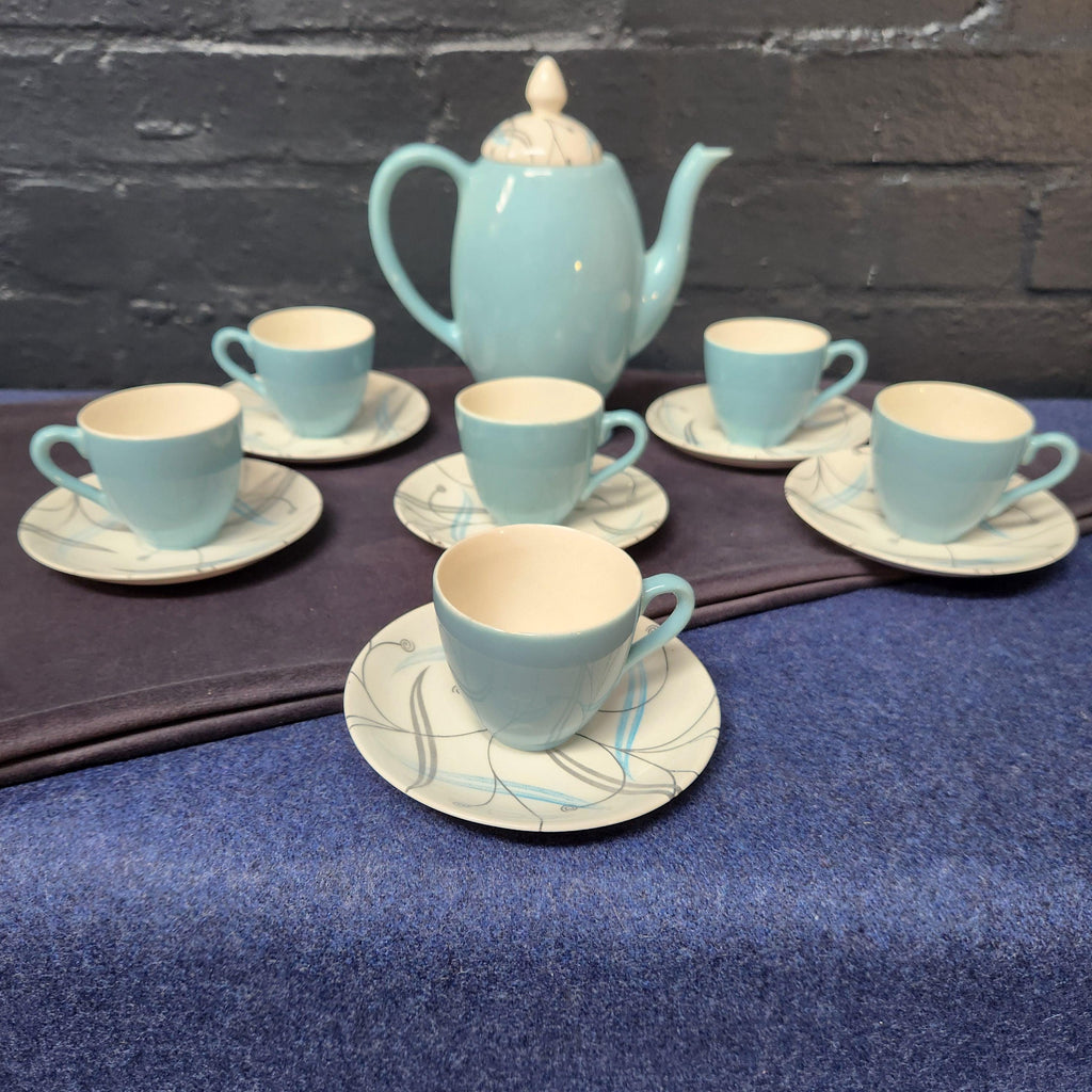 J & G Meakin Coffee Set - Lugano Pattern
