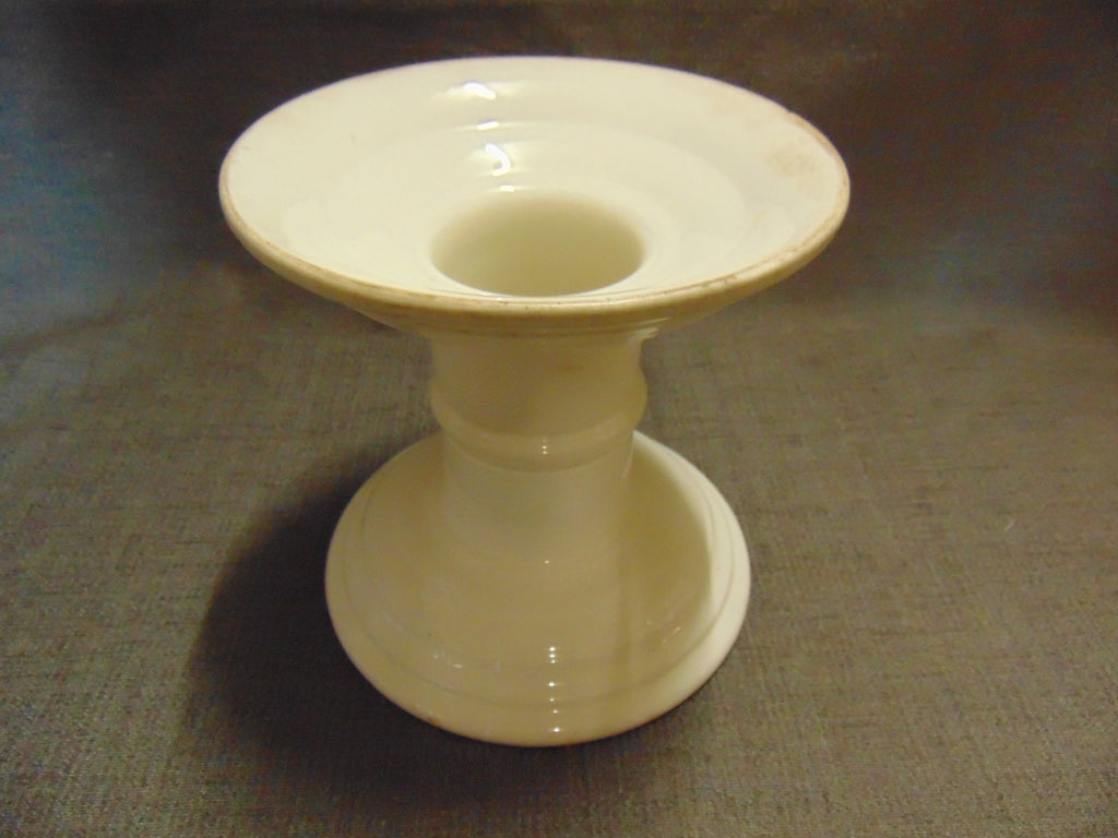 Edwardian White Ironstone Grocers Ham Stand - Vintage