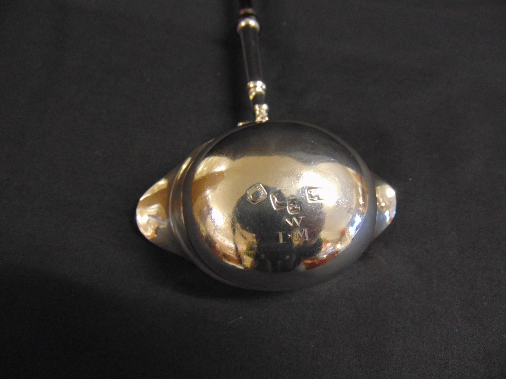 Georgian Silver Hallmarked Double Spouted Toddy Ladle