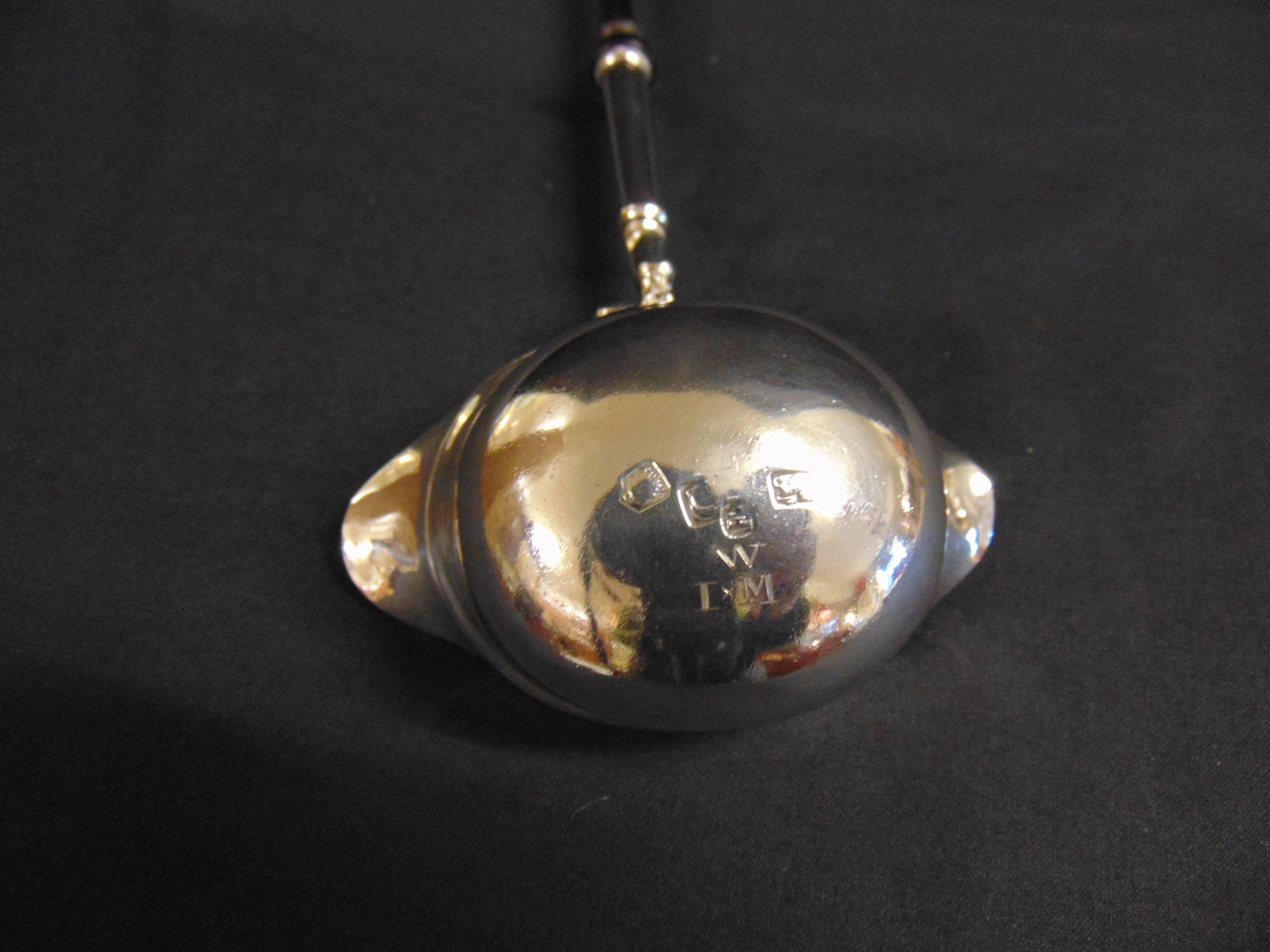 Georgian Silver Hallmarked Double Spouted Toddy Ladle