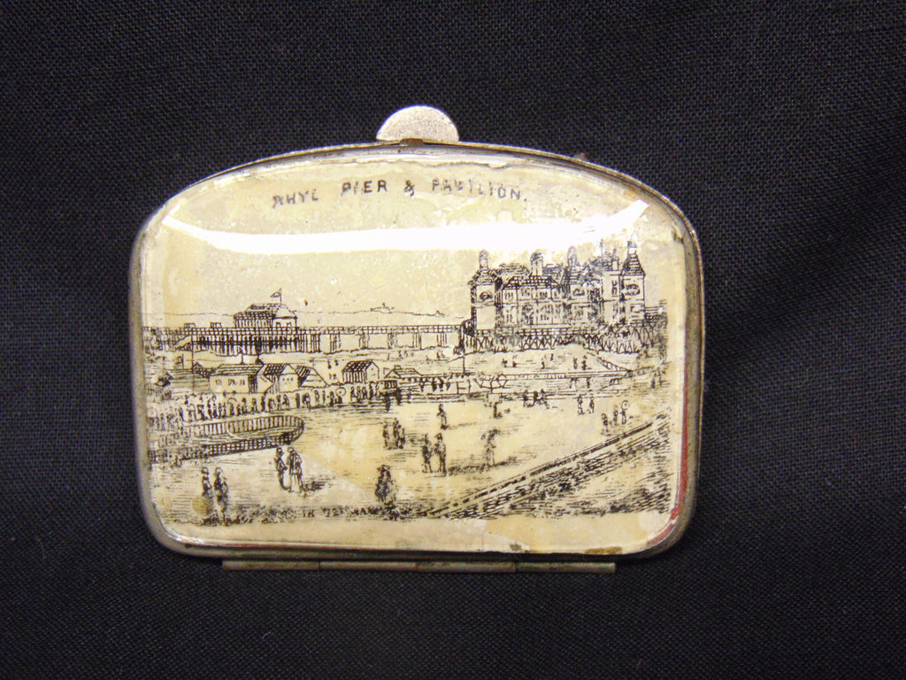 Edwardian Souvenir Coin Purse for Rhyl