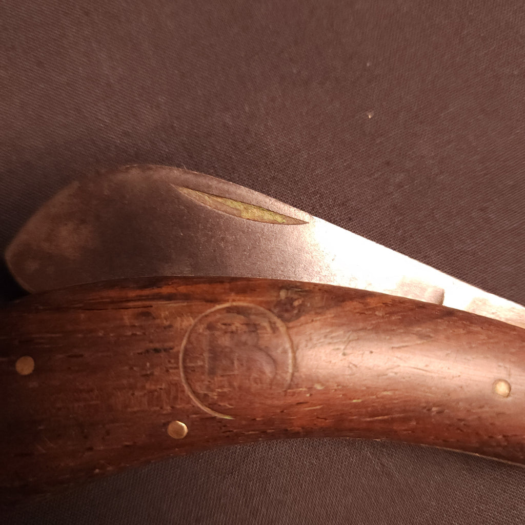 Antique Pocket Folding Pruning Tool, 1XL,  by George Wolstenholm circa 1880