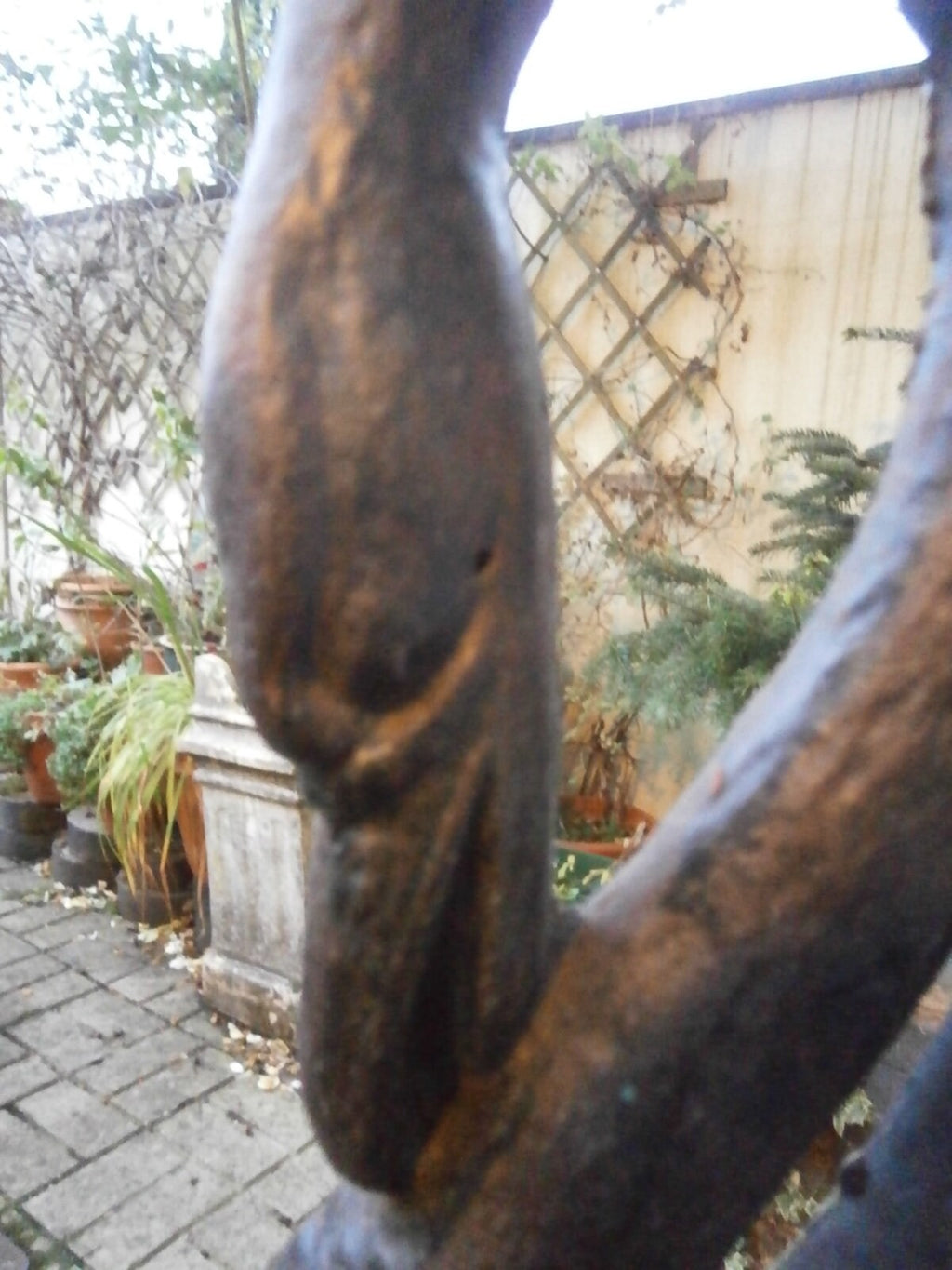 19thC Cast Iron Door Porter Modelled as a Swan