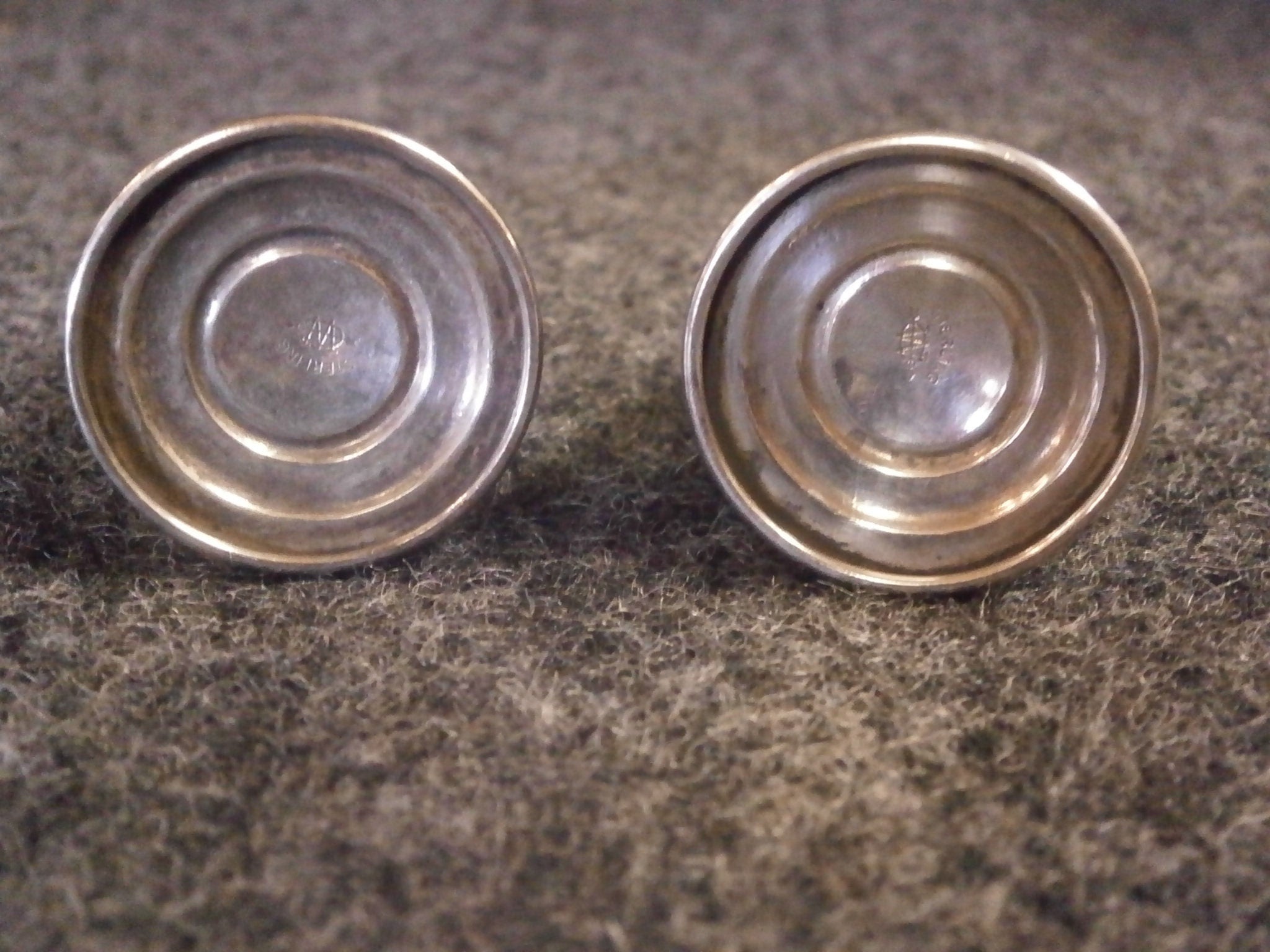 American Hammered Finish Silver Cruet