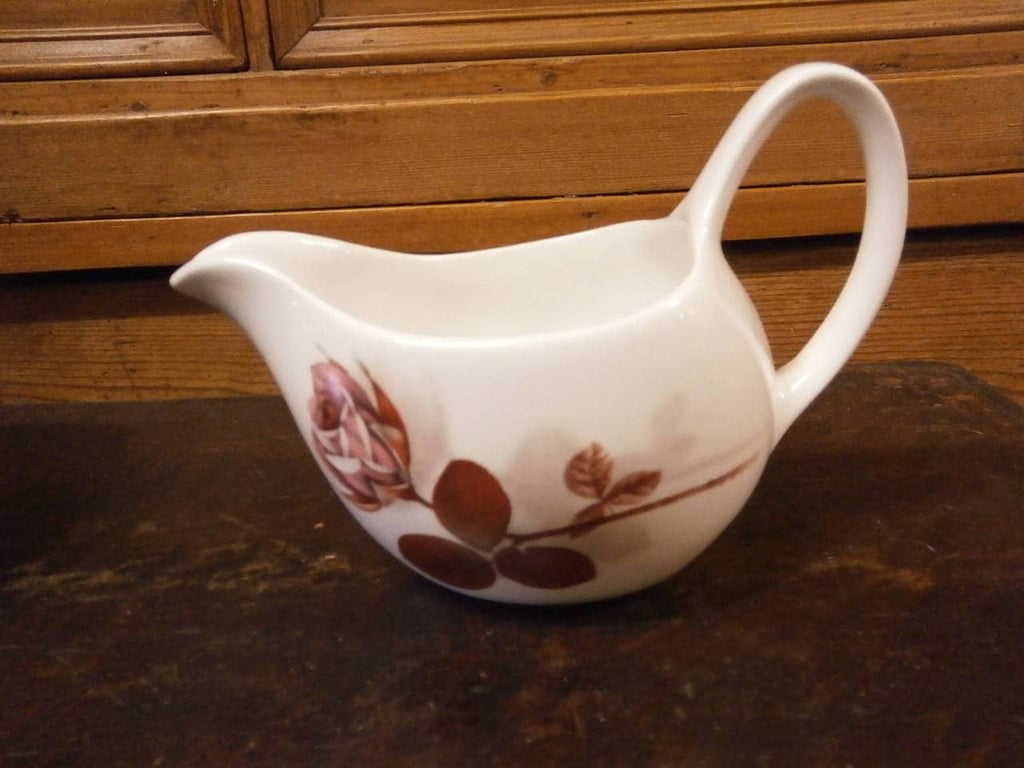 Midwinter Stylecraft 'Shadow Rose' Milk Jug & Sugar Bowl - Retro - Mid Century - Vintage