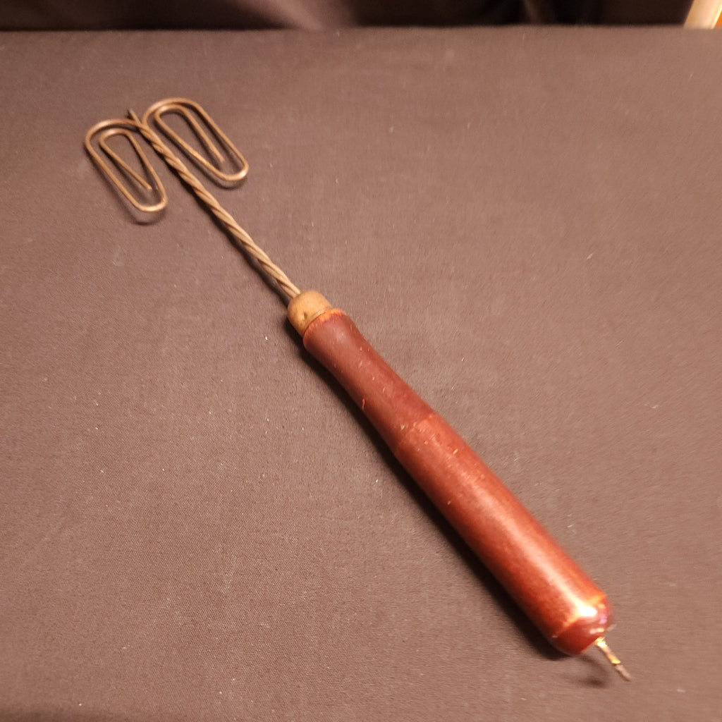 Vintage Kitchenalia - Made in USA Wooden Handled Egg Beater