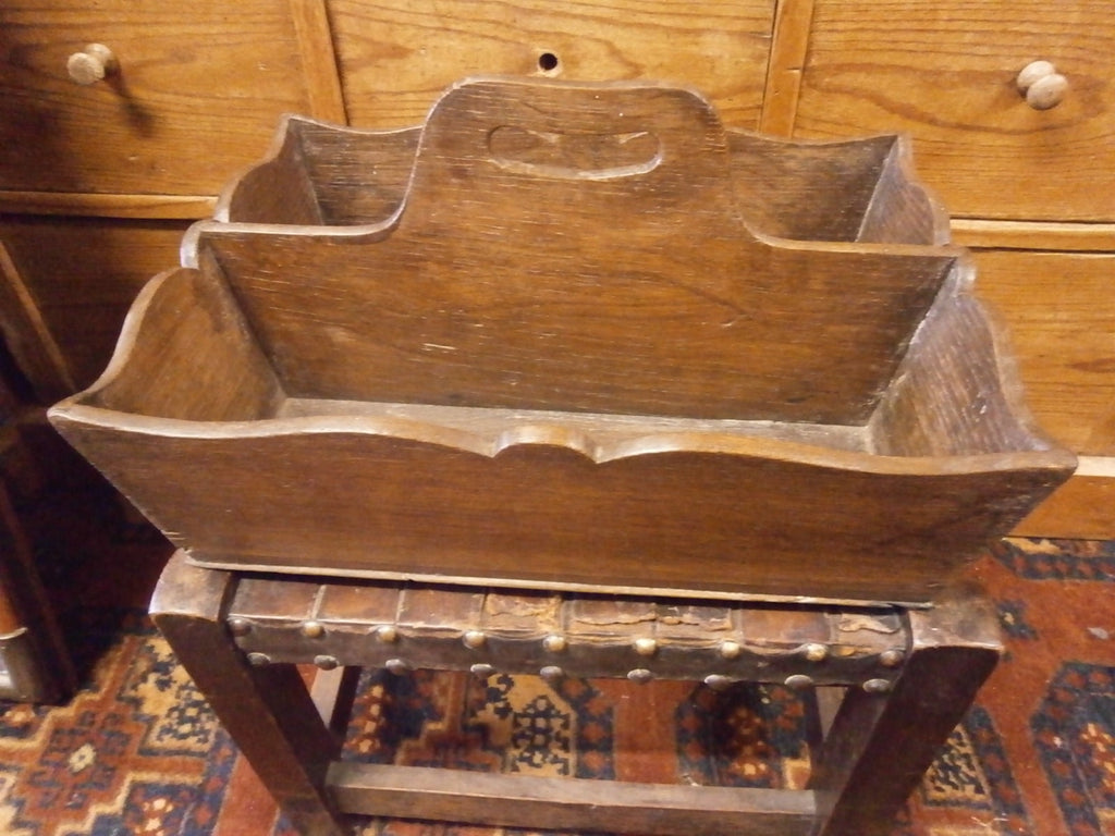 Victorian Oak Knife Box