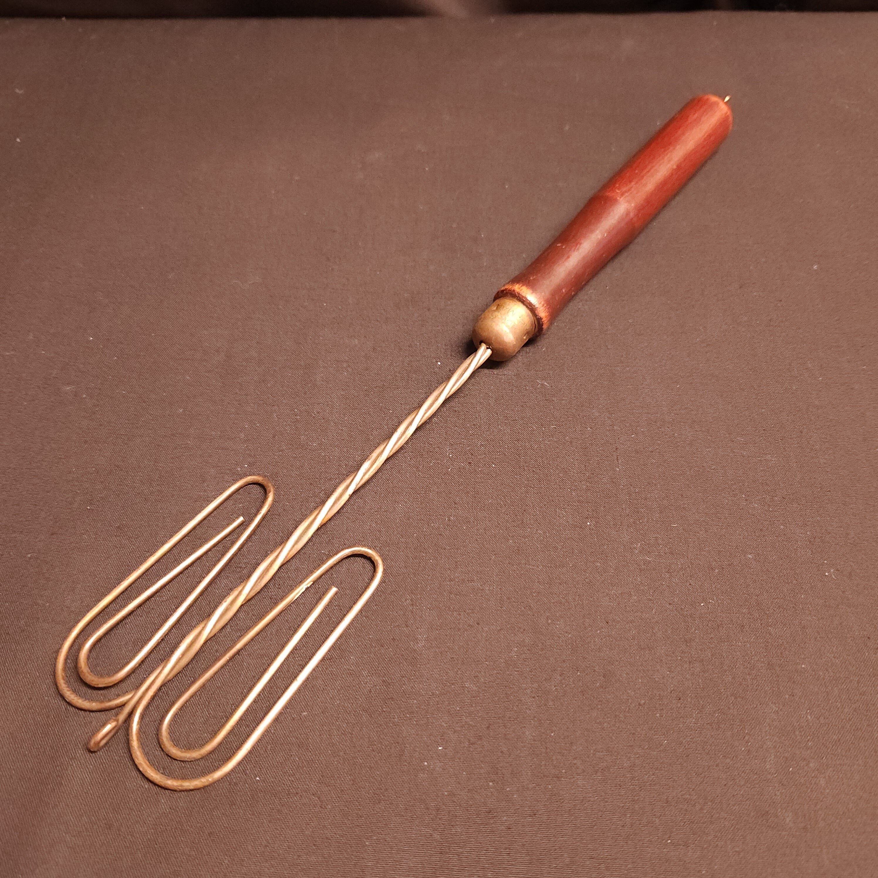 Vintage Kitchenalia - Made in USA Wooden Handled Egg Beater