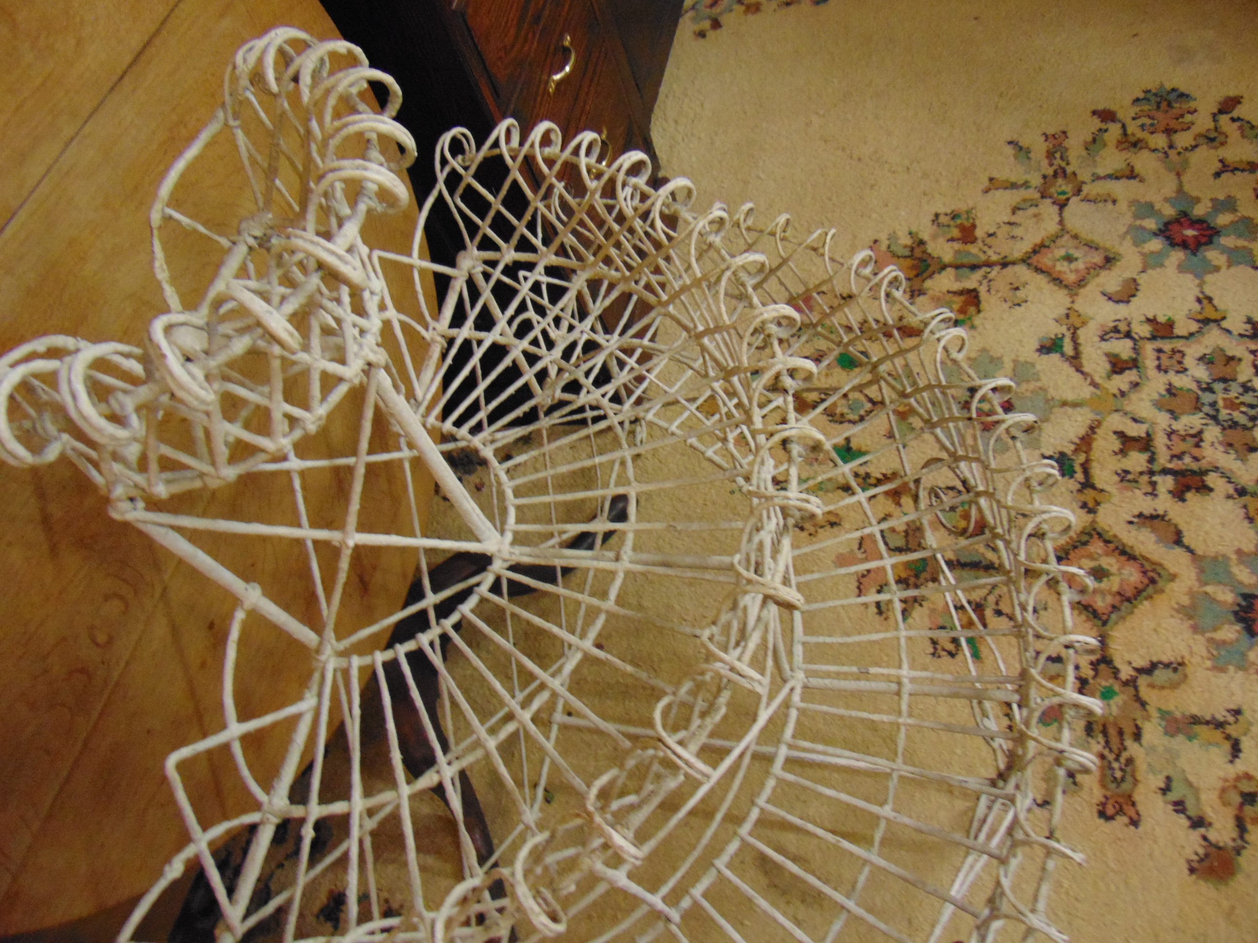 Antique Victorian Wirework Plant Stand