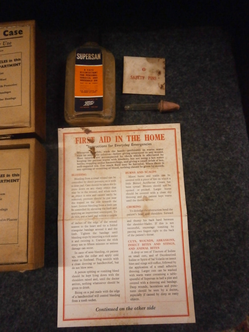 The Home First Aid Case by Boots, Nottingaham - Vintage