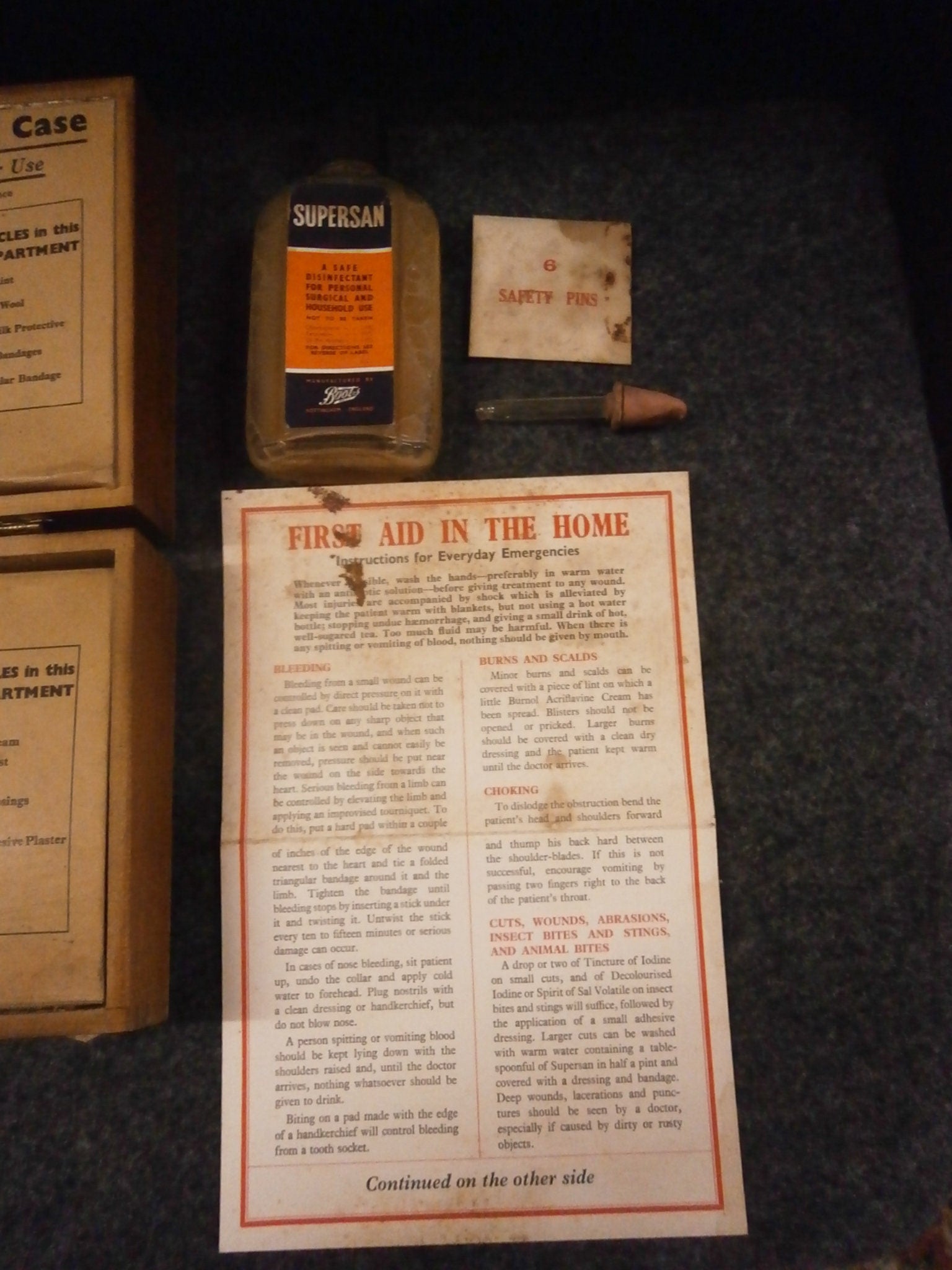 The Home First Aid Case by Boots, Nottingaham - Vintage