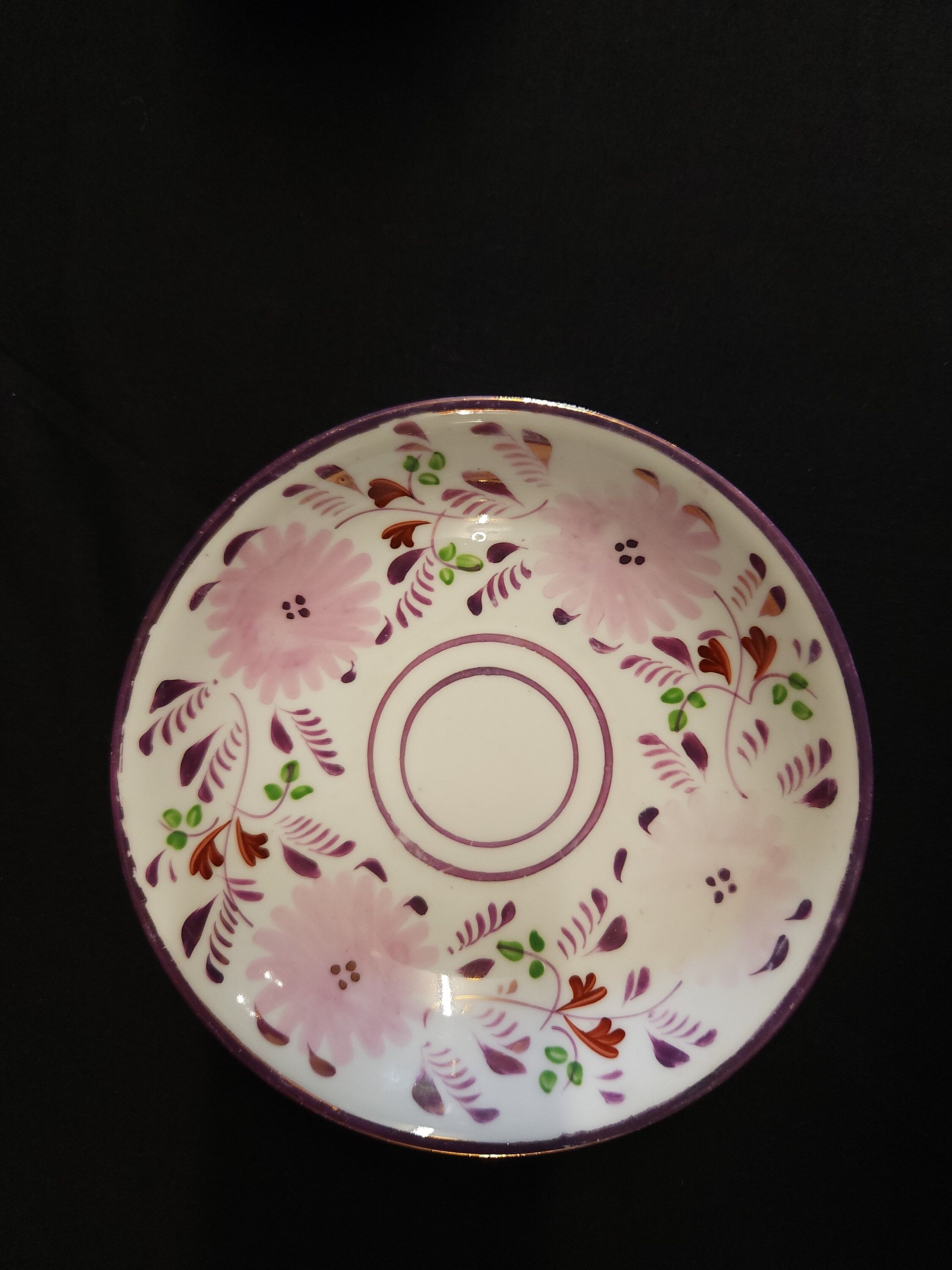 Early 19th Century Pearlware Teacup and Saucer