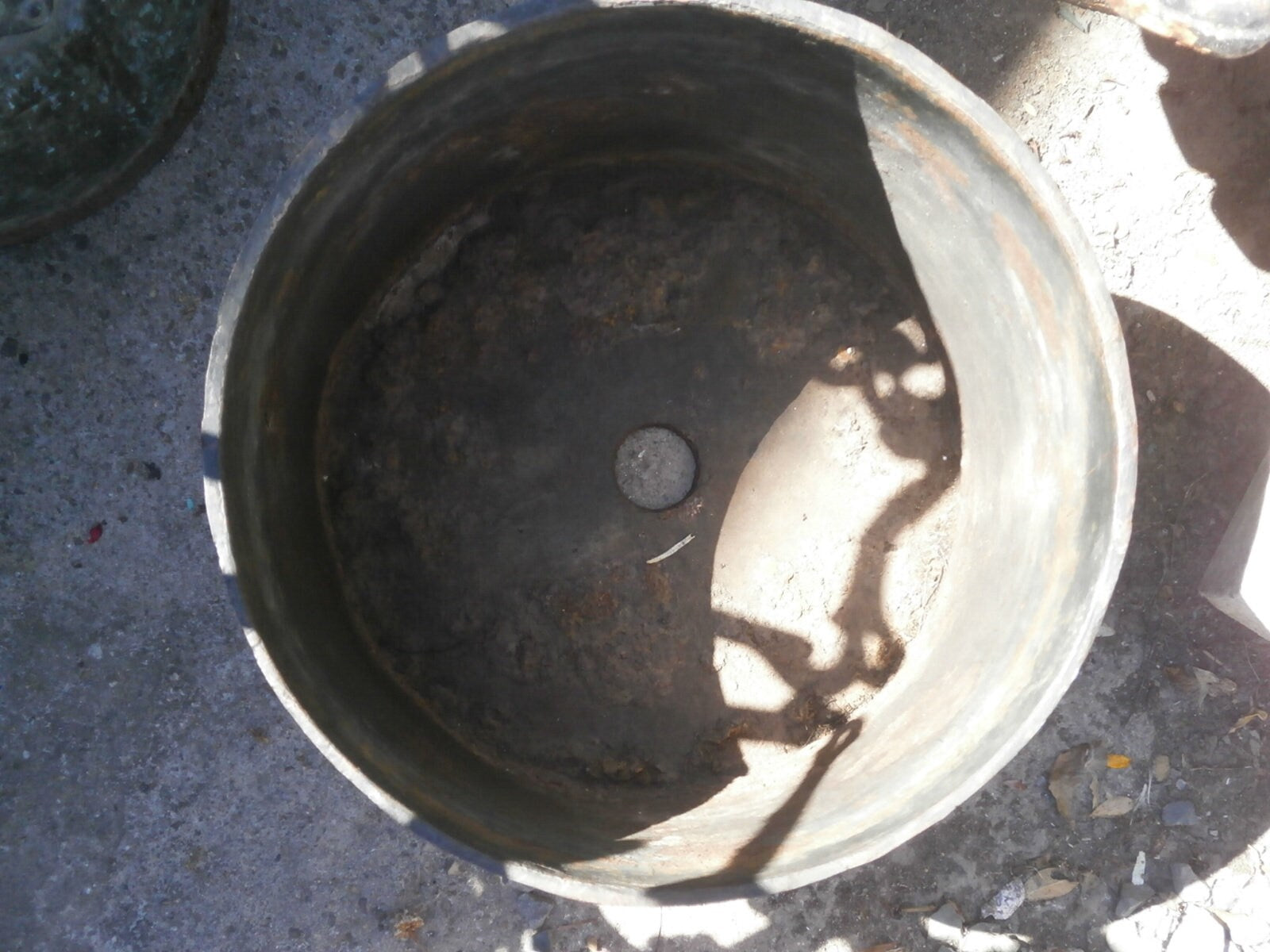 Victorian Regency Style Cast Iron Garden Pot - Antique