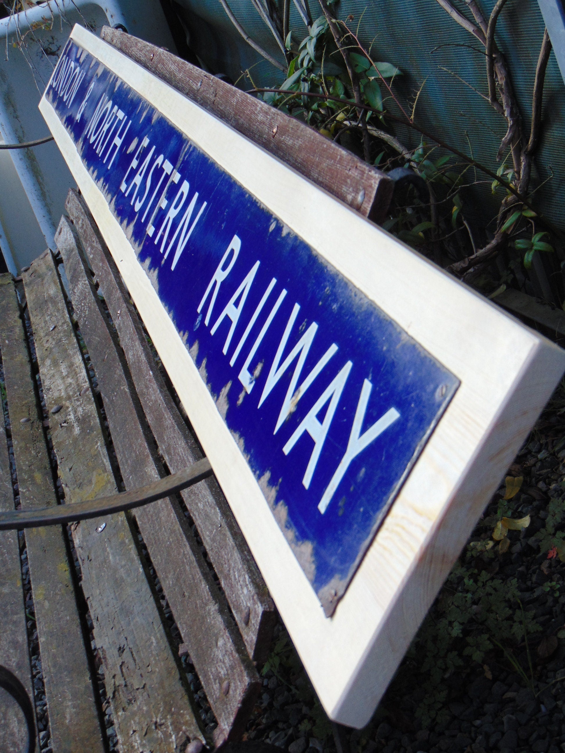 London & North Eastern Railway, LNER, Posterboard Heading, Enamel Sign