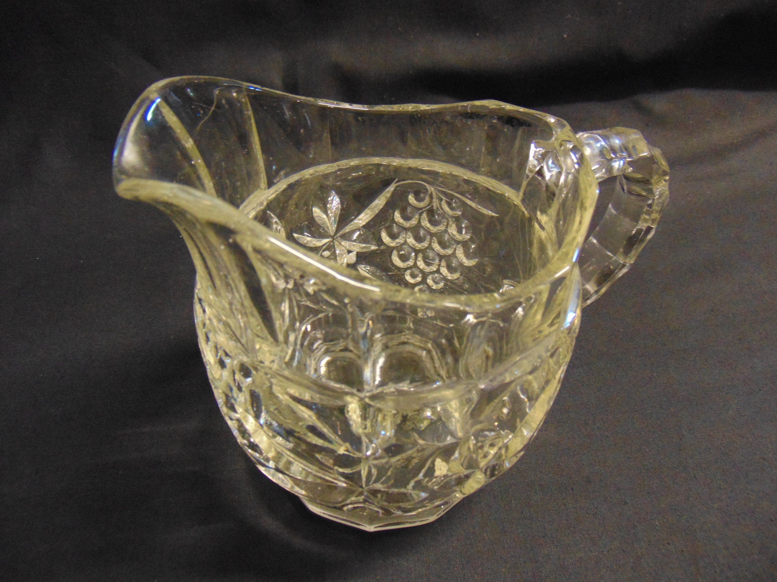 Pressed Glass Lemonade Jug