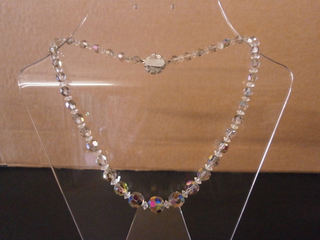 Crystal Glass Necklace - Vintage