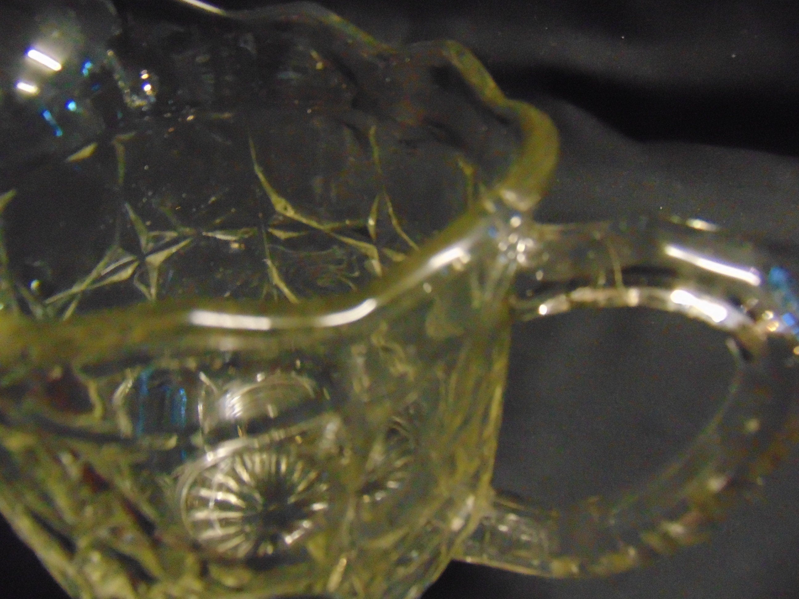 Pressed Glass Lemonade Jug