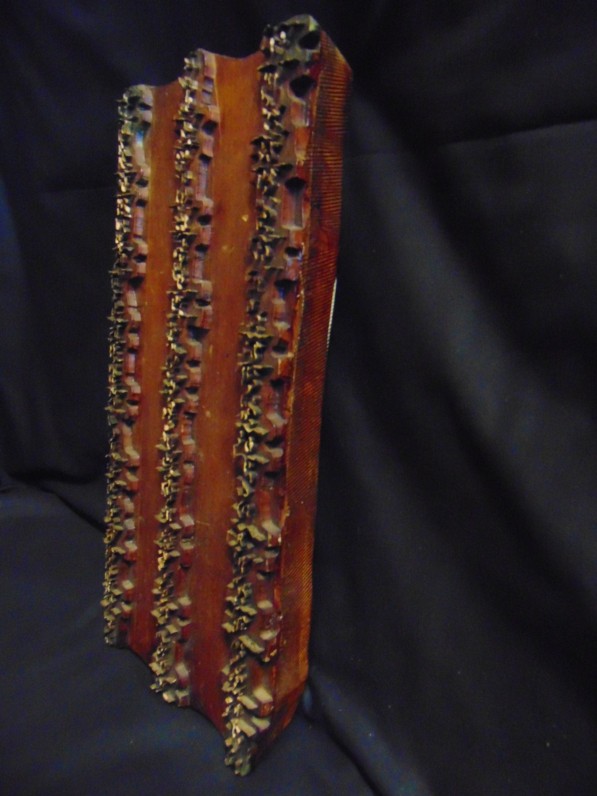 Vintage Wooden Printing Block