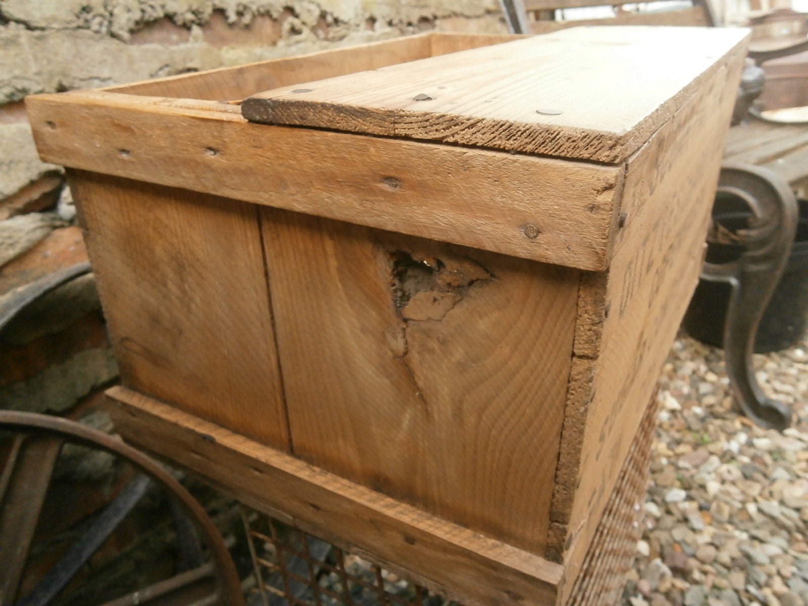 Vintage Wooden Crate -- Vintage