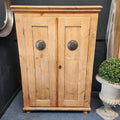 19thC Continental Pine Larder Cupboard