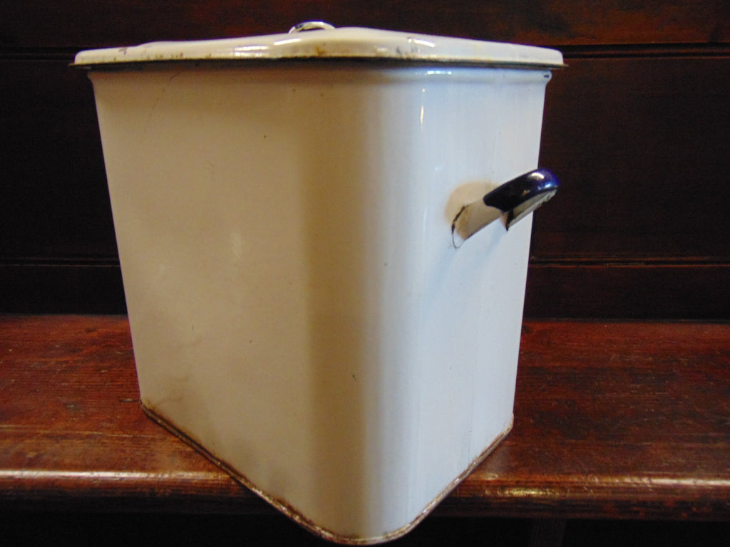Enamelled Bread Bin - Vintage