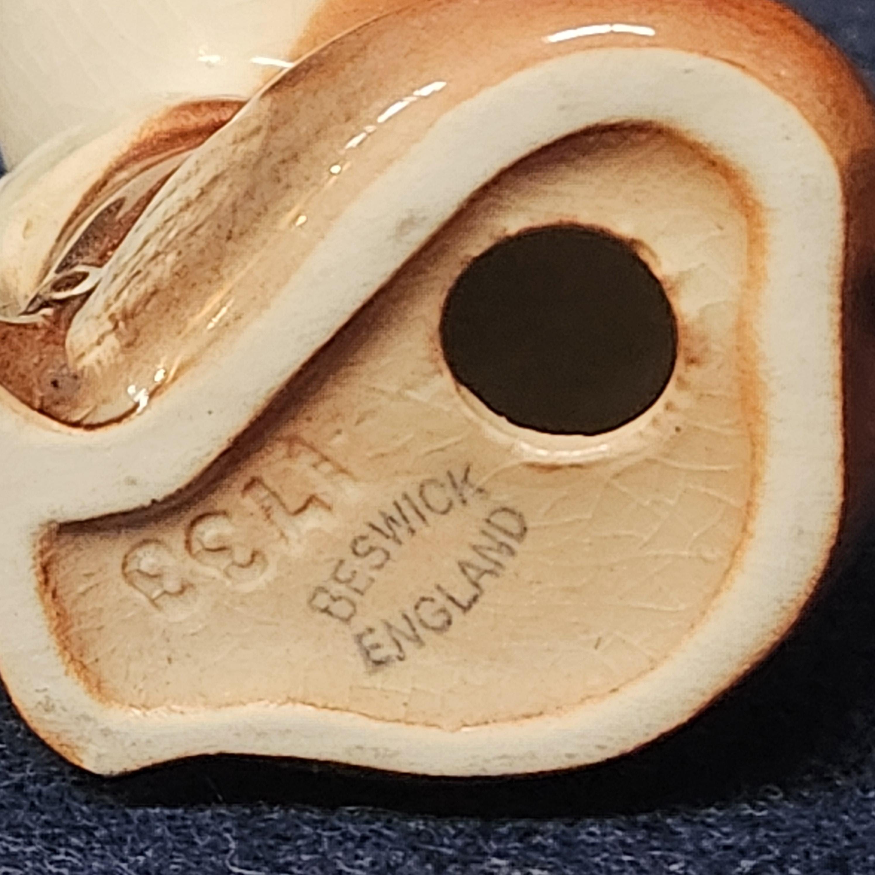 Beswick Comical Fox - Model No. 1733 - Vintage