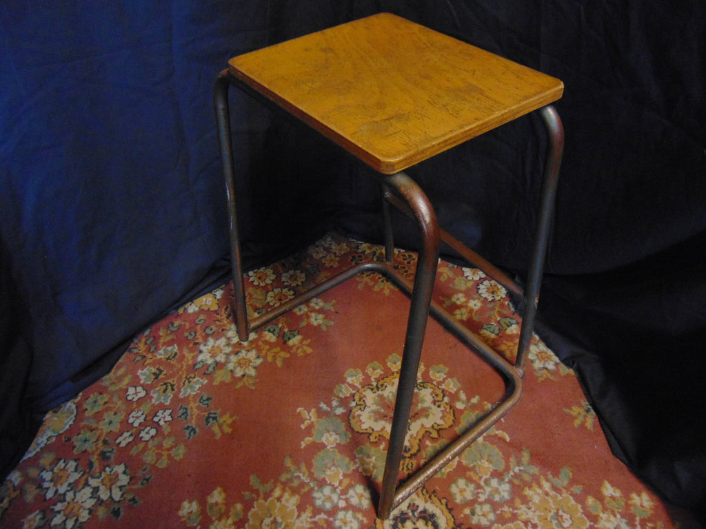 Mid Century School Science Lab Stool