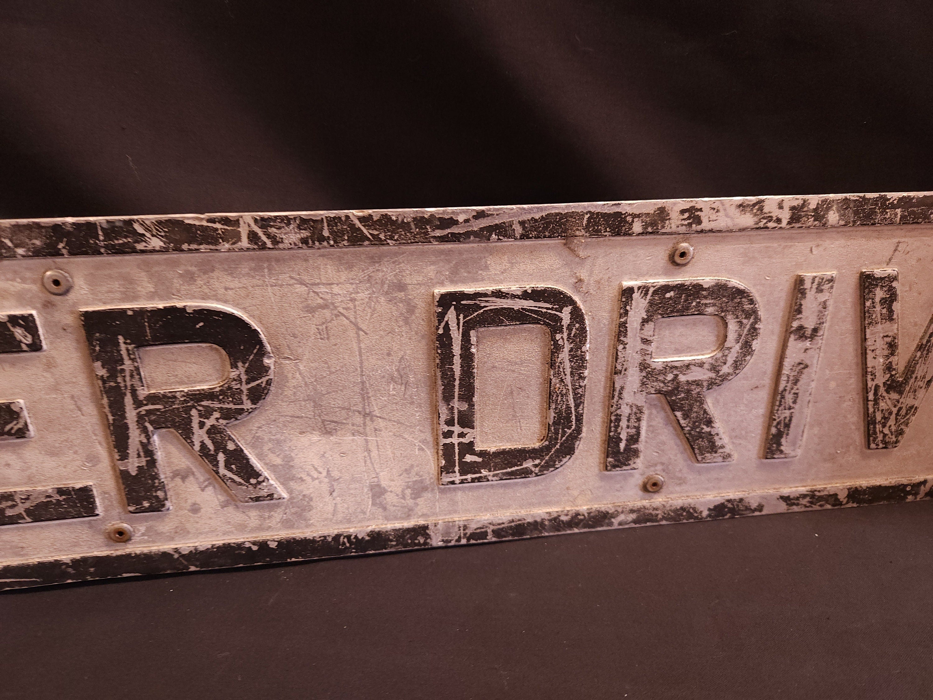Mid Century Street Name Sign - Droomer Drive