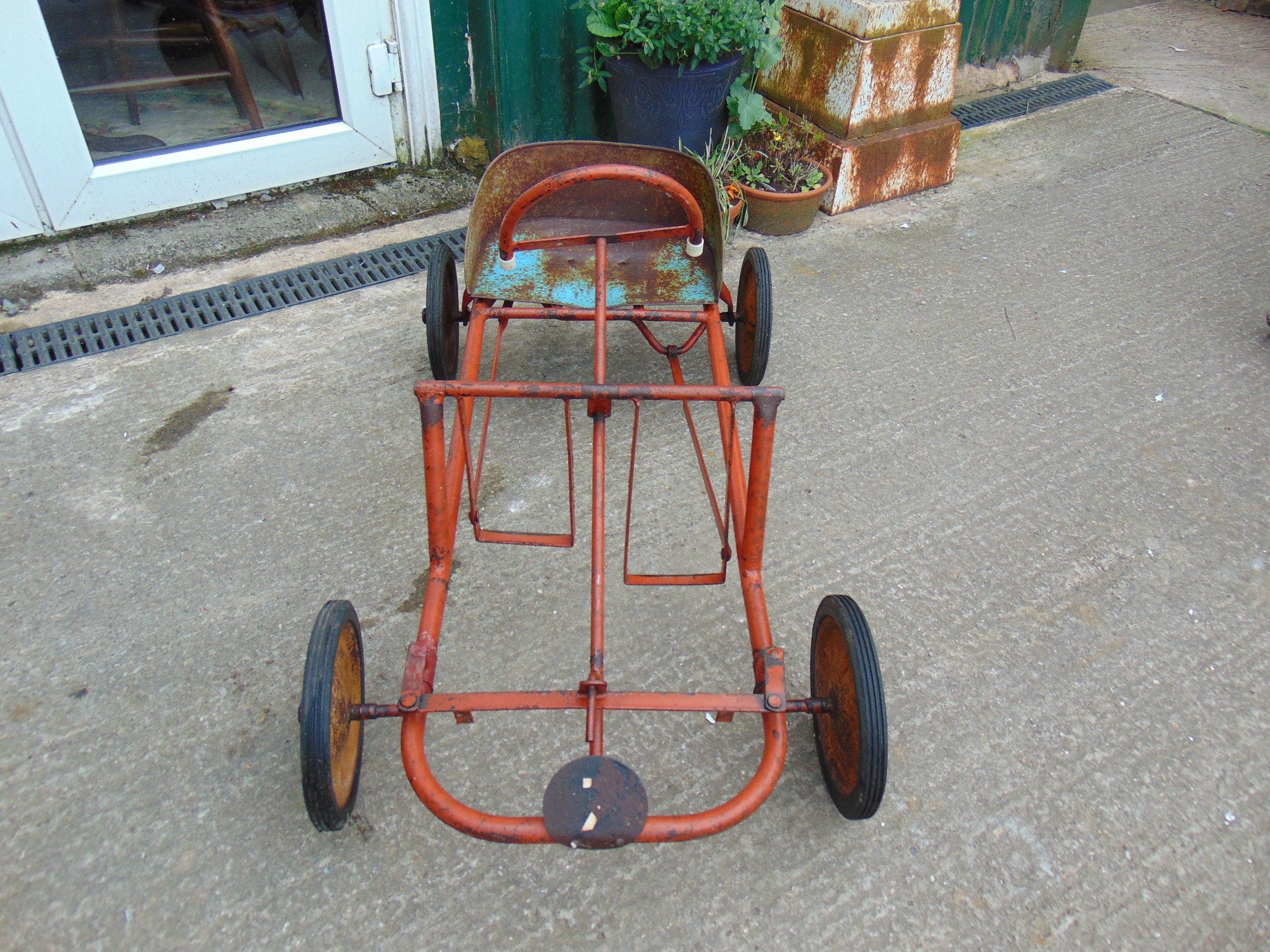 Vintage 1940/50's Child's Toy Pedal Go Kart
