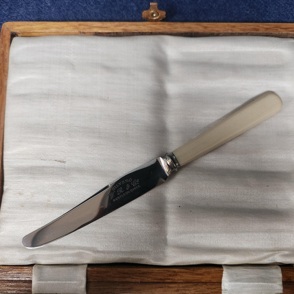 Cased Set of Dessert Cutlery