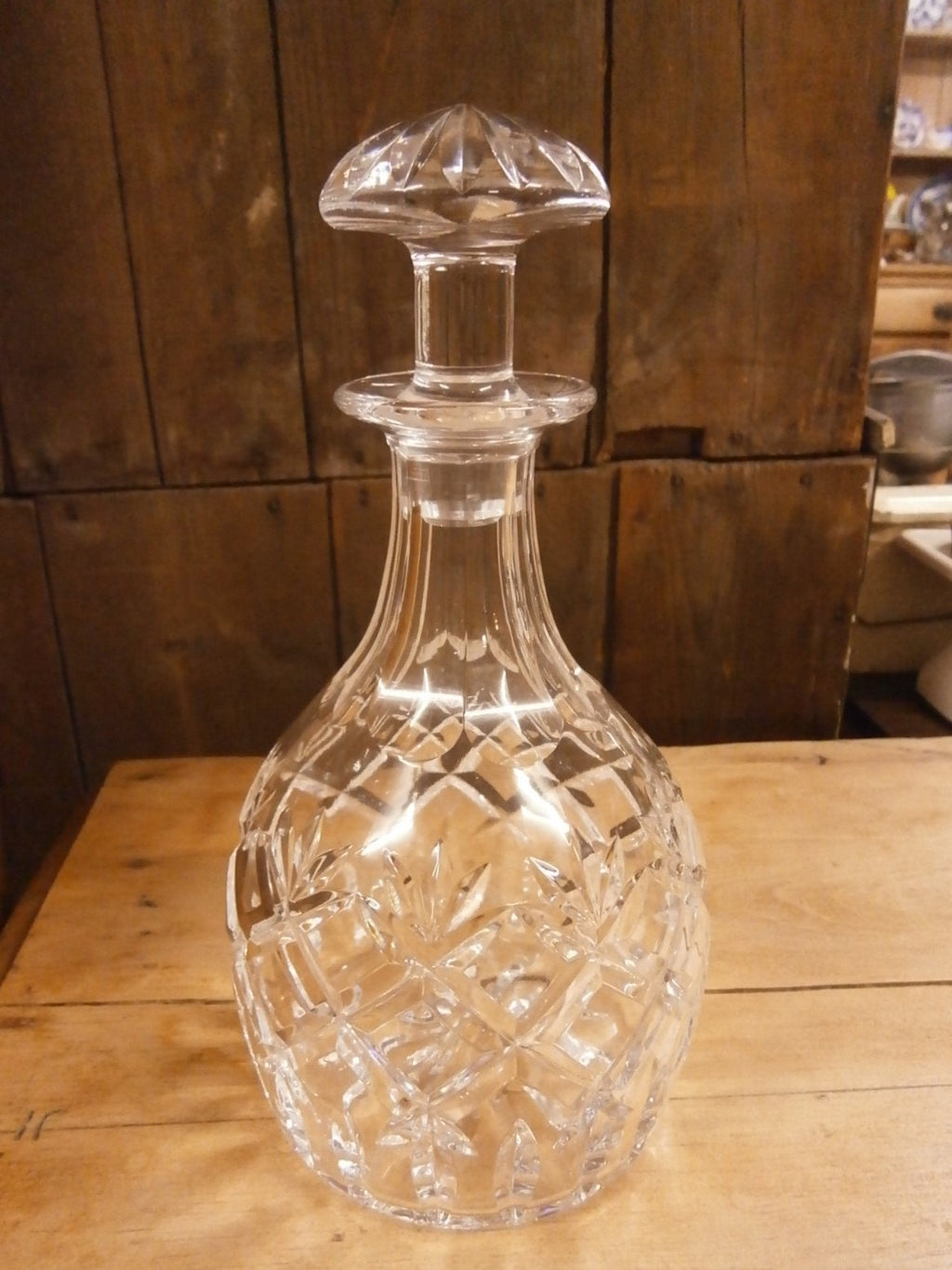 Early 20th Century Crystal Decanter - Vintage