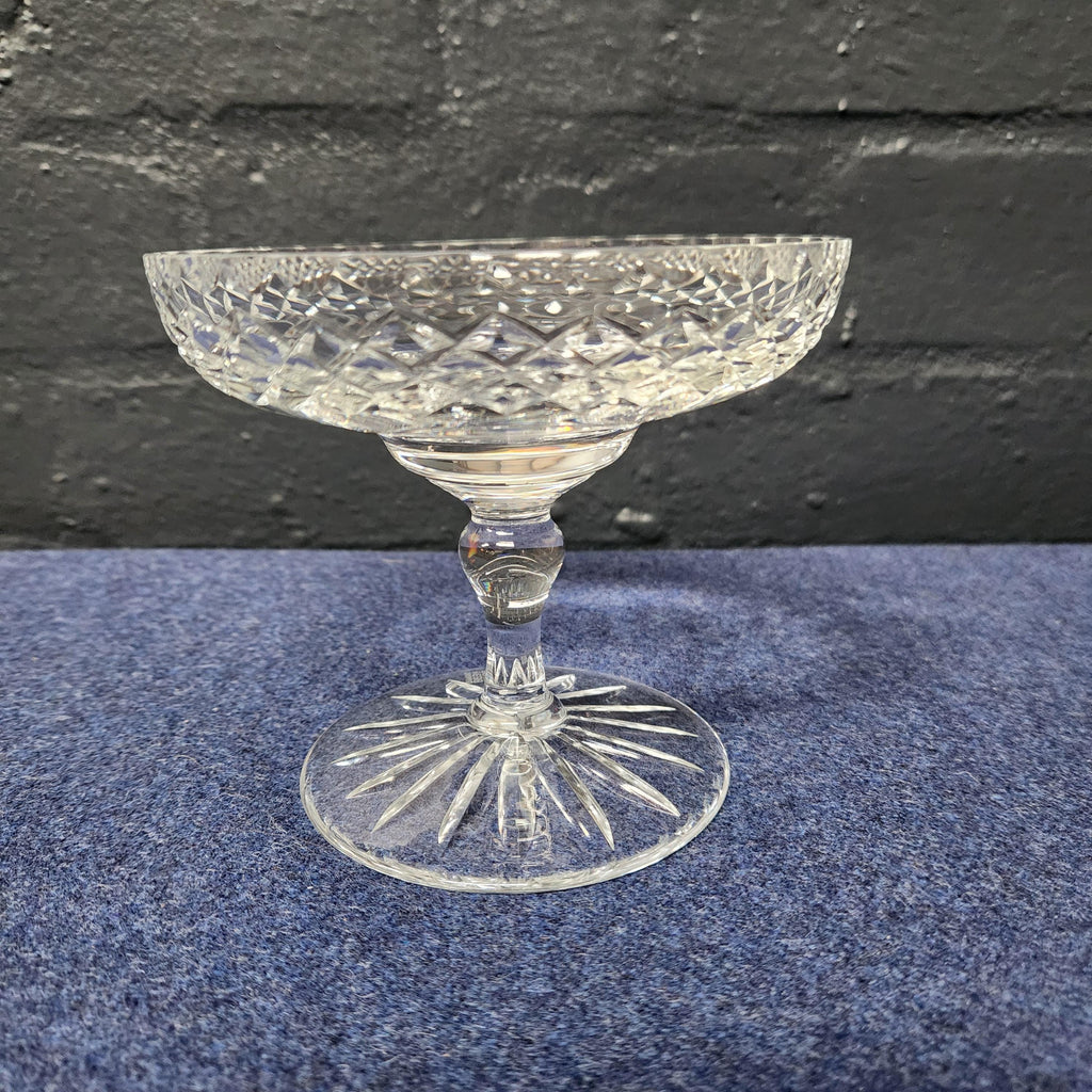 Small Thomas Webb Cut Crystal Tazza, Dennis Diamonds Pattern