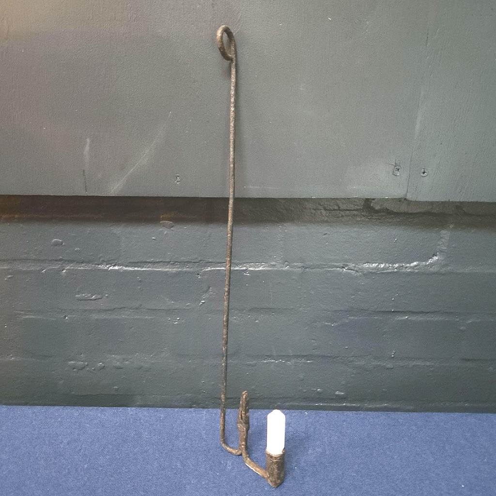 Welsh Hanging Rushlight and Candle Holder, circa late 18th Century