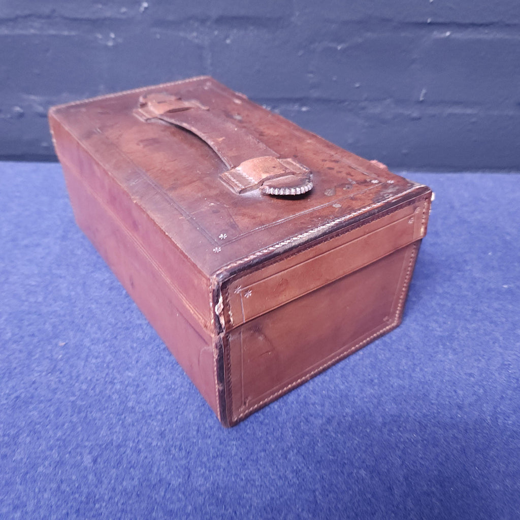 Victorian Apothecary Leather Case & Contenets