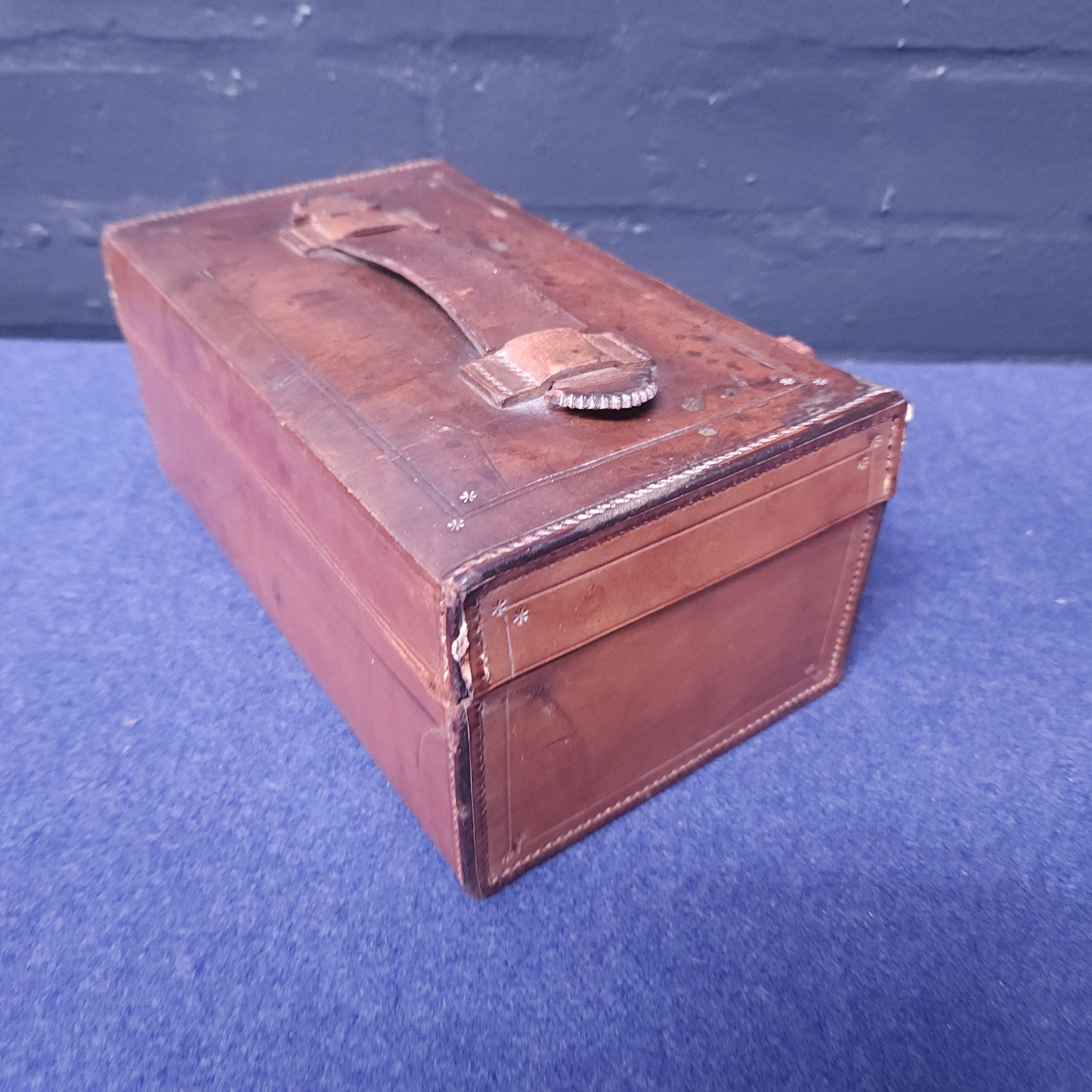 Victorian Apothecary Leather Case & Contenets