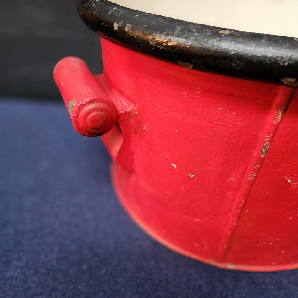Late 18th century Georgian Painted Tin Foot Bath
