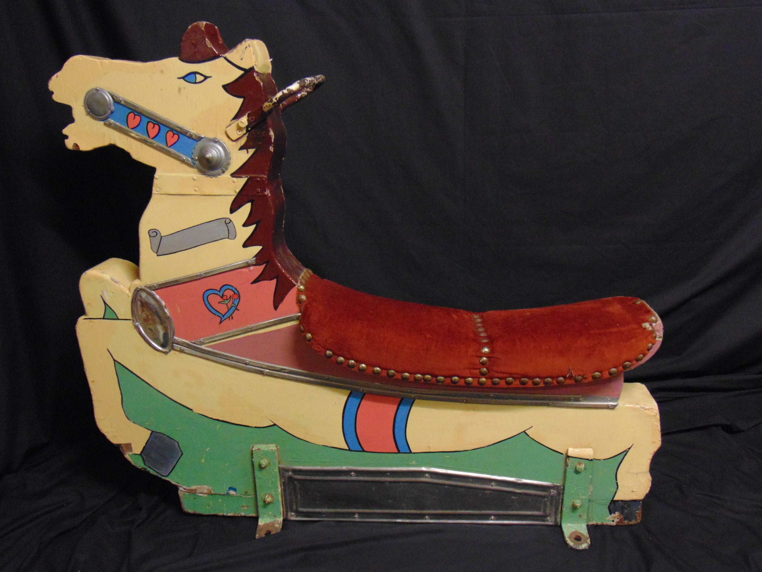 Mid 20thCentury Fairground Horse, Outer Side of an Ark Ride