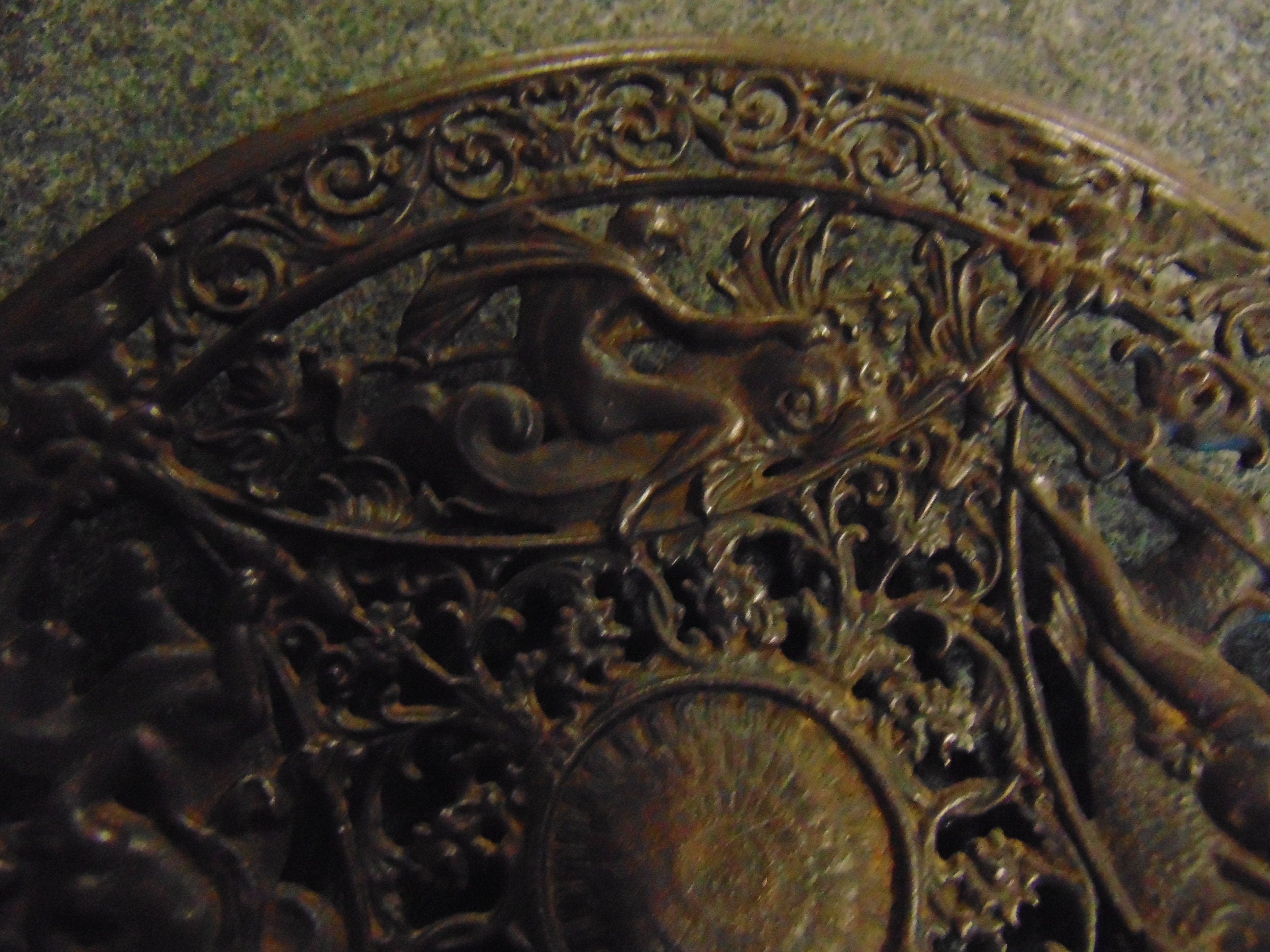NOW SOLD **** Coalbrookdale Cast Iron Bowl Circa 1860