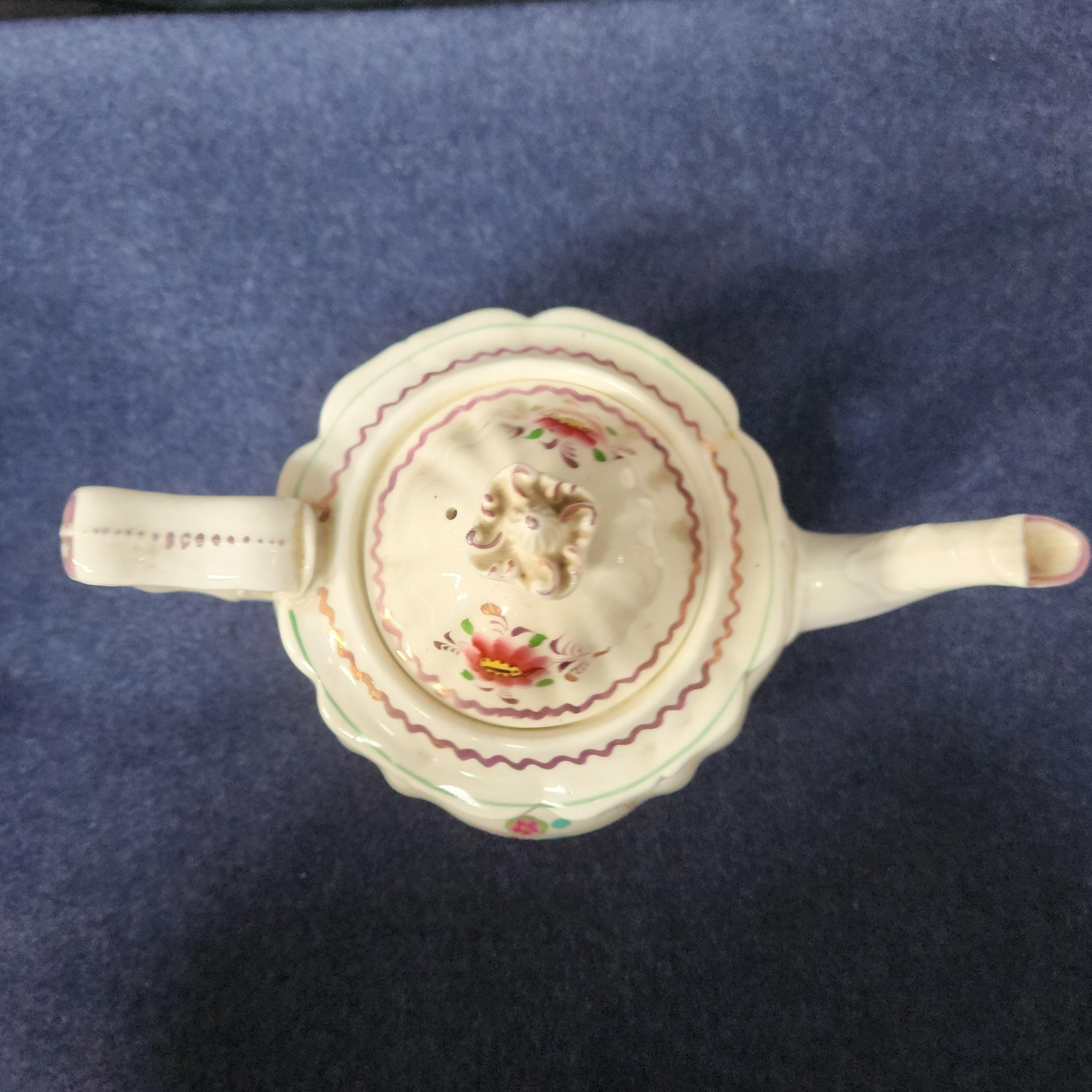 18thC Soft Paste Porcelain Tea Set - Possibly Newhall